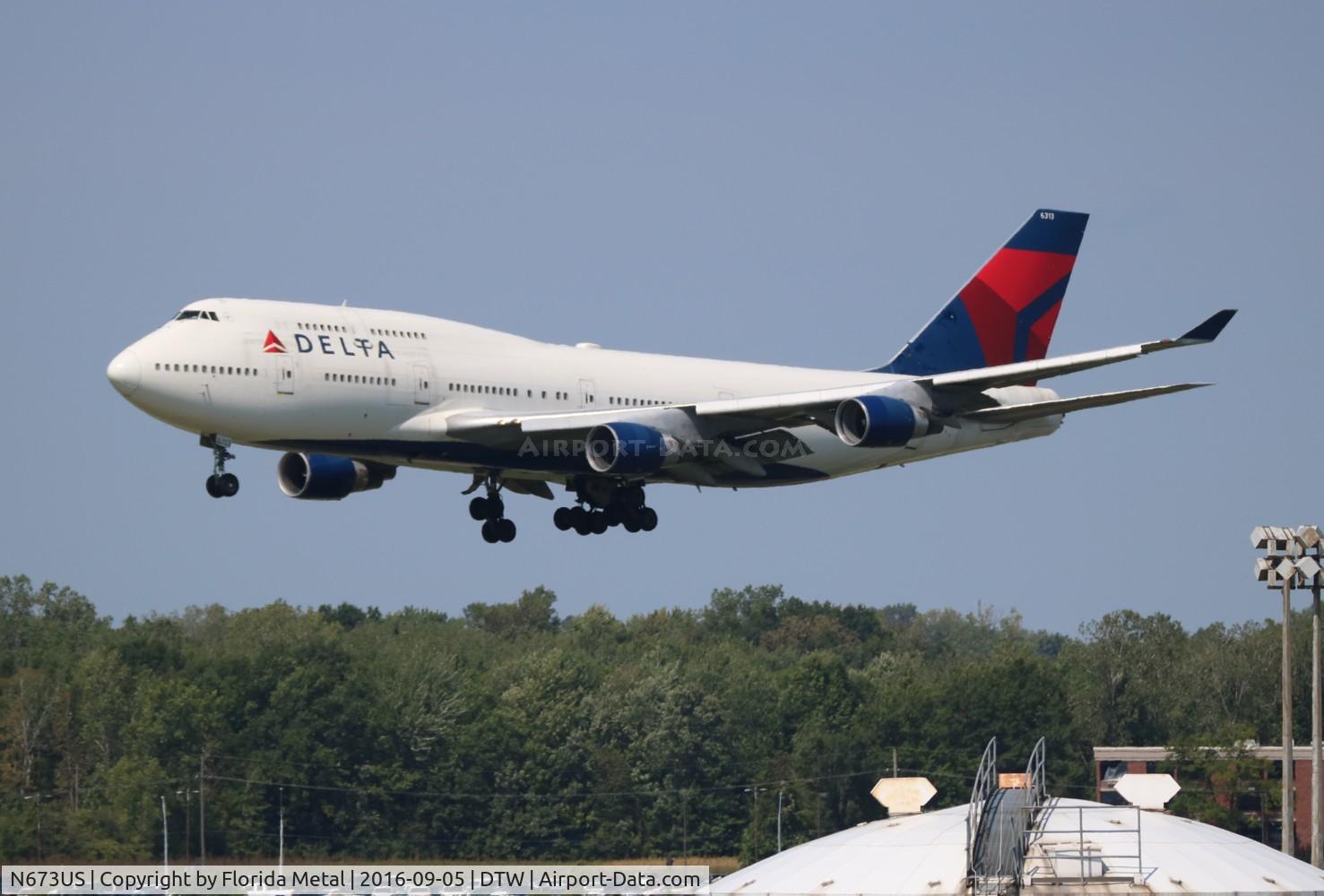 N673US, 1999 Boeing 747-451 C/N 30268, Delta
