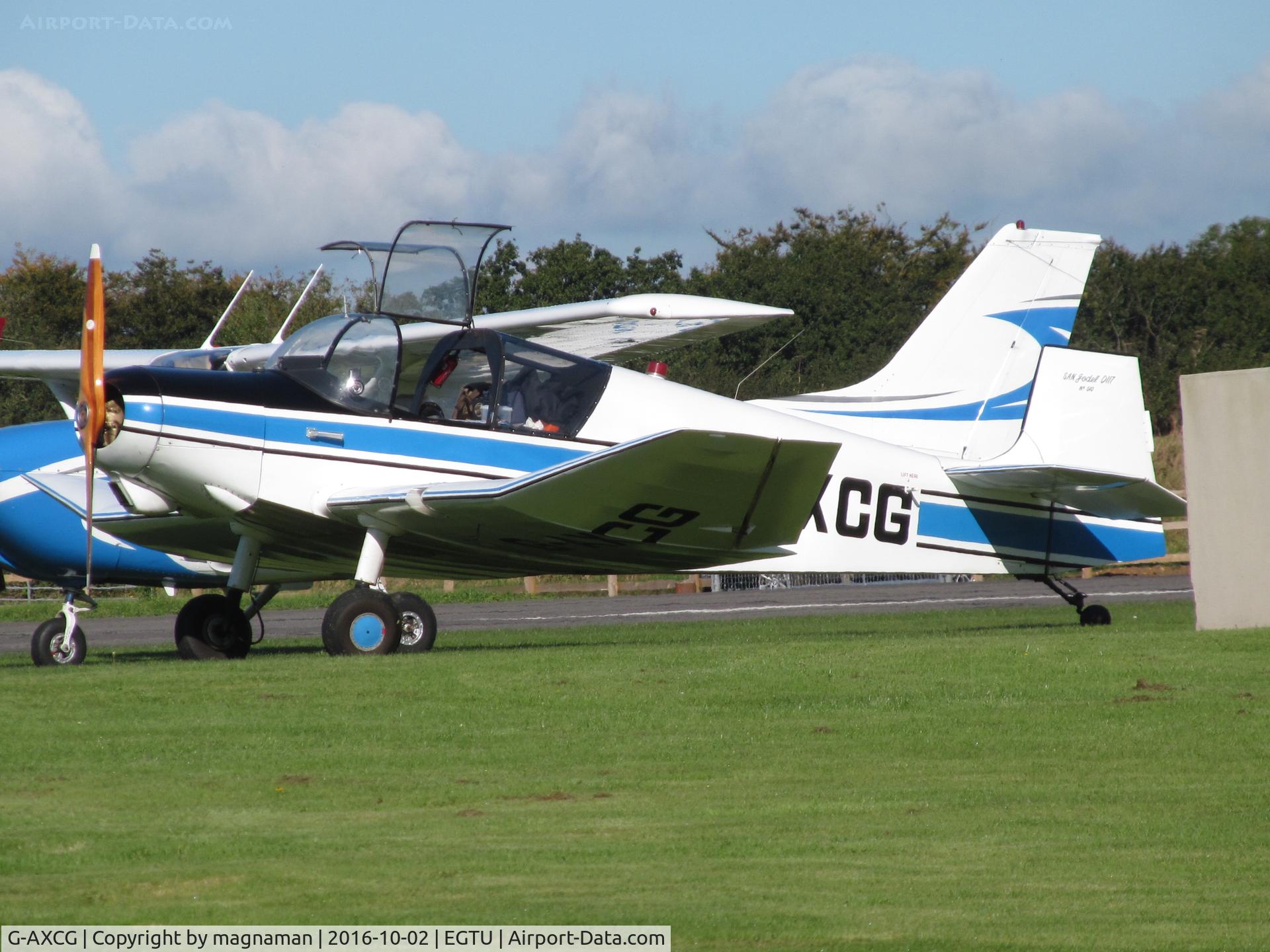 G-AXCG, 1957 SAN Jodel D-117 C/N 510, nice old jodel