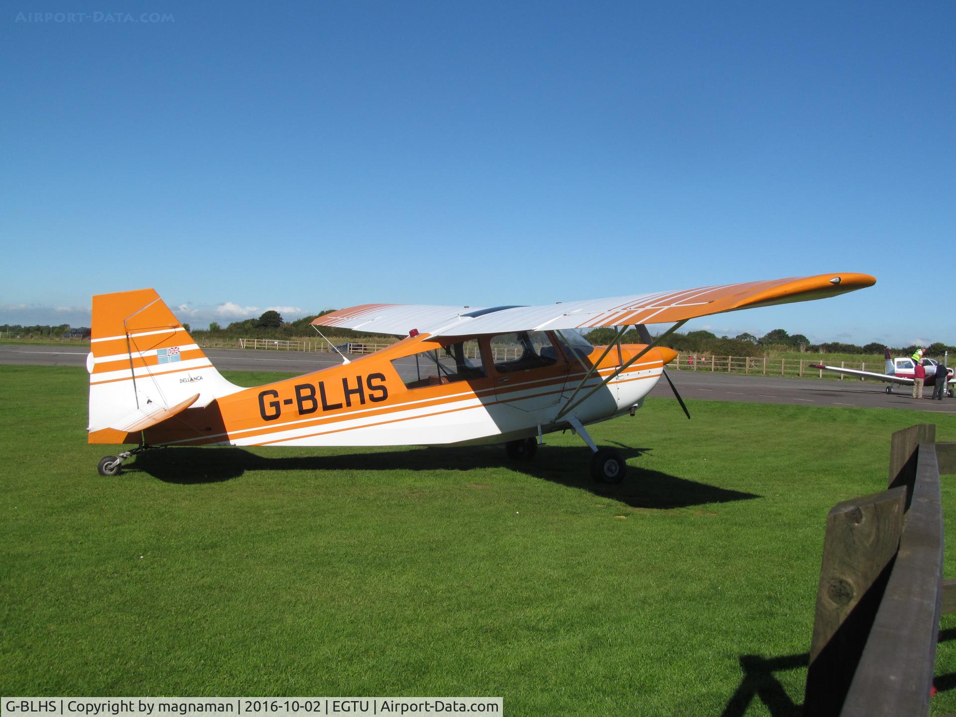 G-BLHS, 1980 Bellanca 7ECA Citabria C/N 1342-80, not exactly common sight