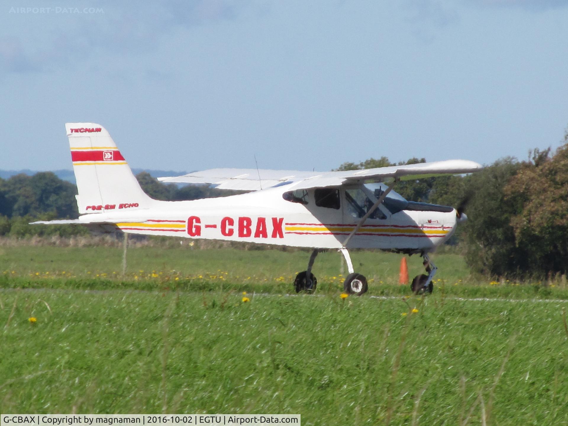 G-CBAX, 2001 Tecnam P-92EM Echo C/N PFA 318-13698, heat haze in October!!