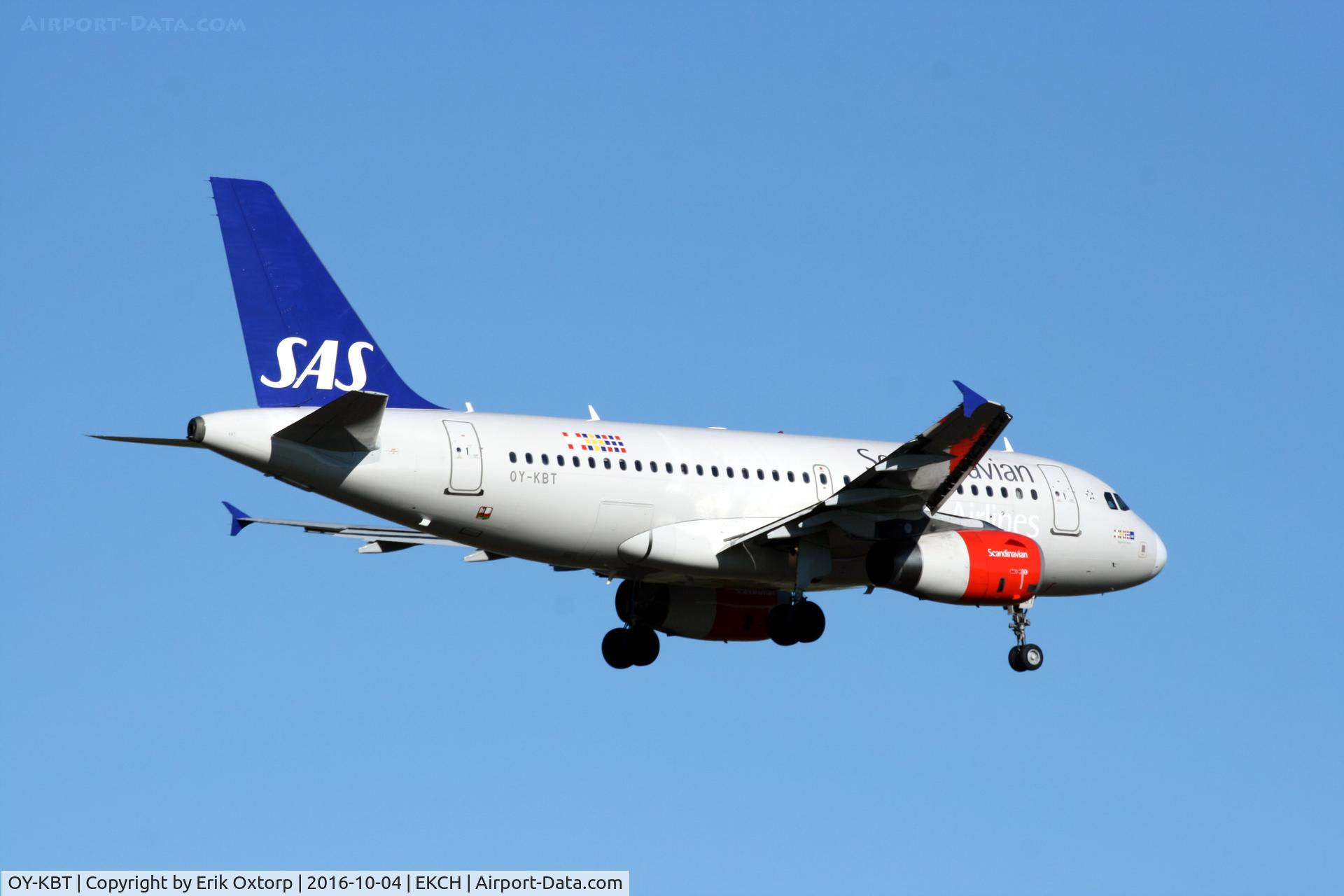 OY-KBT, 2007 Airbus A319-131 C/N 3292, OY-KBT landing rw 04L