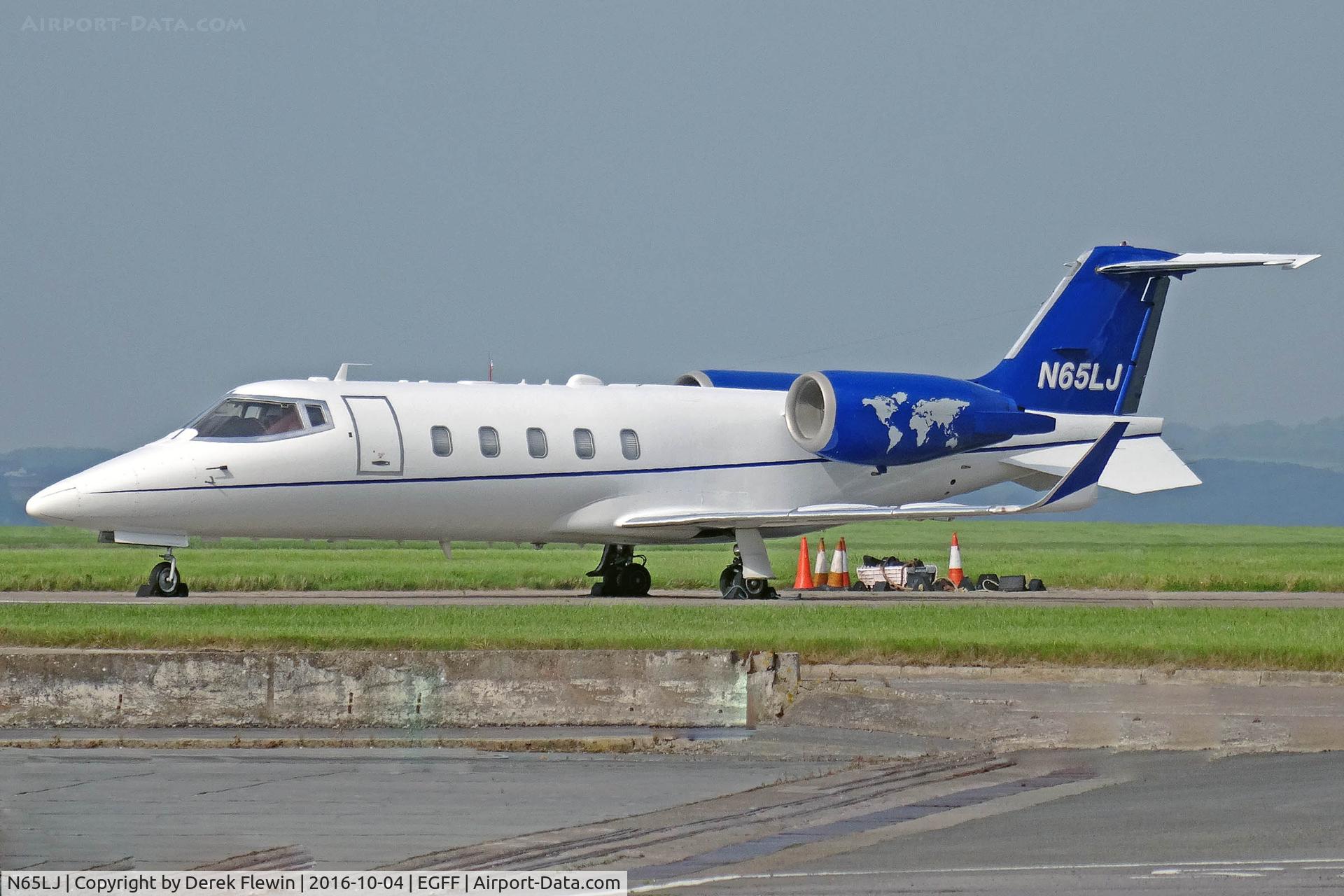 N65LJ, 2001 Learjet 60 C/N 60-243, Learjet 60, EVA Air LLC Brooksville Florida based, previously n50287, OY-LGI, EC-JVB, seen parked up.
