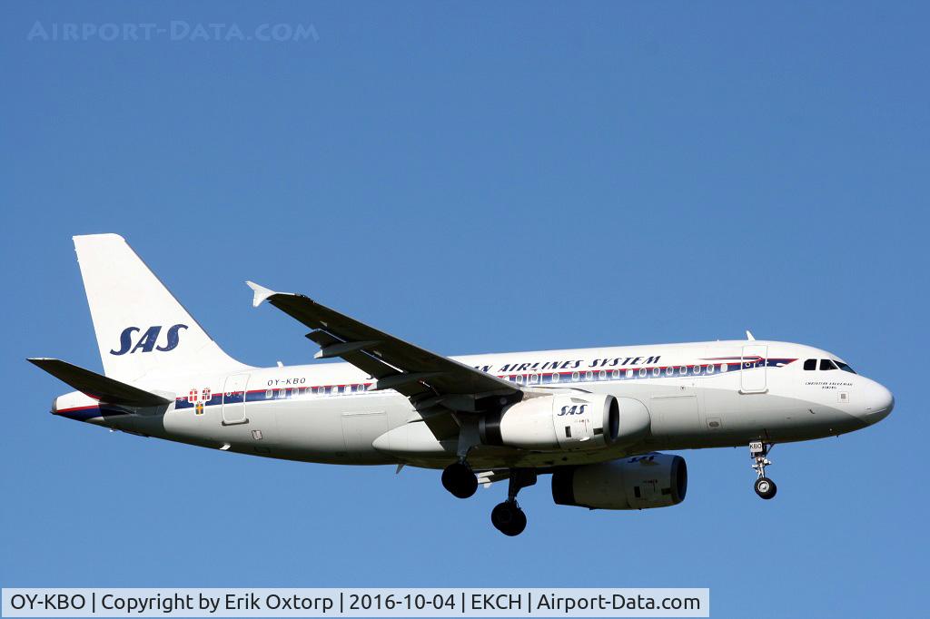 OY-KBO, 2006 Airbus A319-131 C/N 2850, OY-KBO landing rw 04L