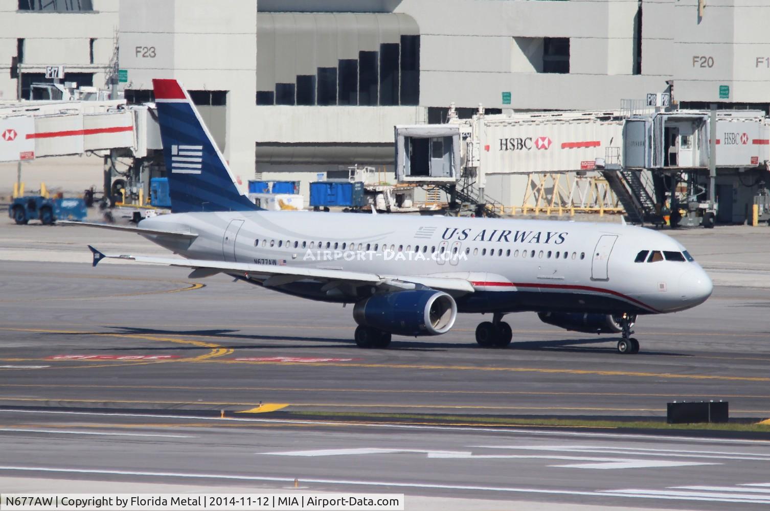 N677AW, 2005 Airbus A320-232 C/N 2430, USAirways