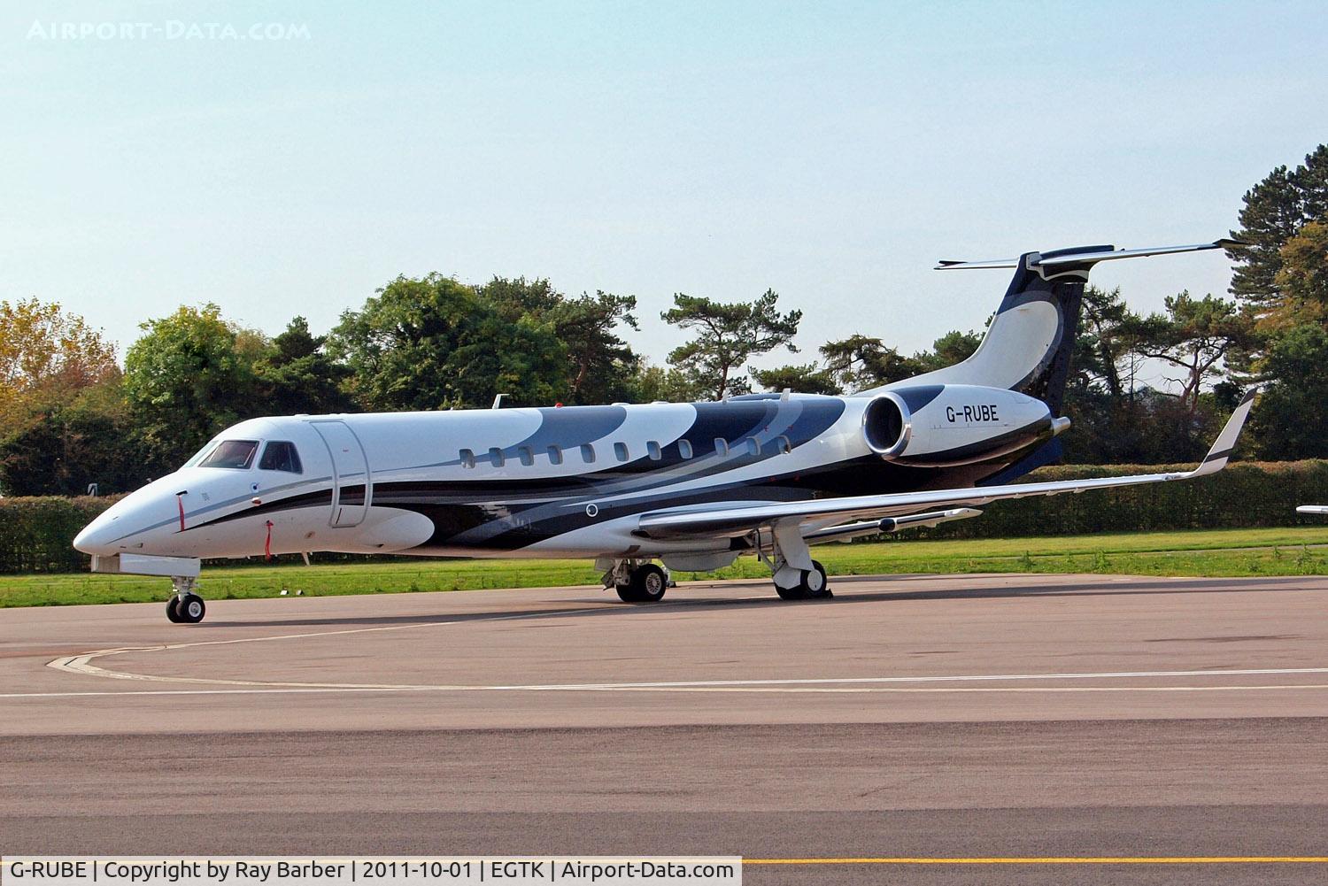 G-RUBE, 2009 Embraer EMB-135BJ Legacy C/N 14501100, Embraer ERJ-135BJ Legacy 600 [14501100] (London Executive Aviation) Oxford-Kidlington~G 01/10/2011