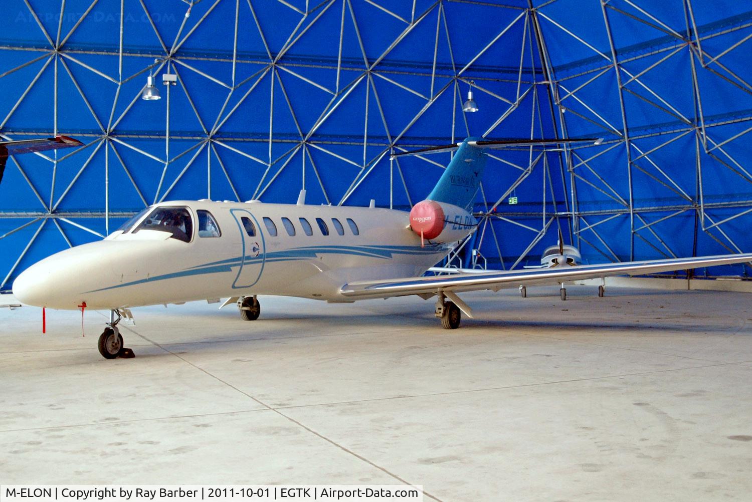 M-ELON, 2007 Cessna 525B CitationJet CJ3 C/N 525B-0148, Cessna CitationJet CJ3 [525B-0148] Oxford-Kidlington~G 01/10/2011