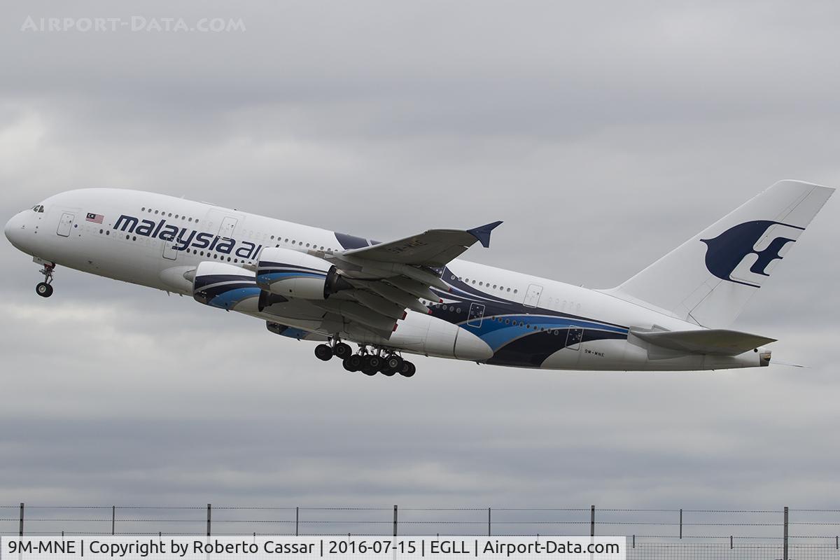 9M-MNE, 2012 Airbus A380-841 C/N 094, Heathrow 2016
