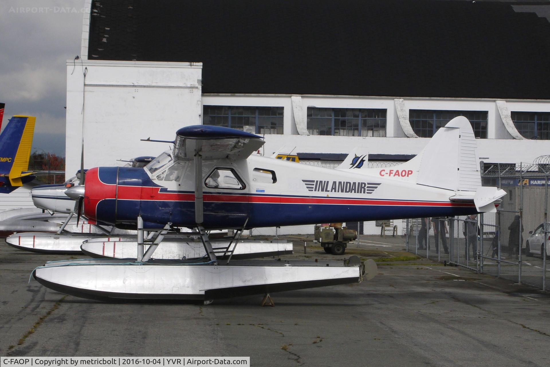 C-FAOP, 1958 De Havilland Canada DHC-2 Beaver Mk.1 C/N 1249, Now with Inlandair titles