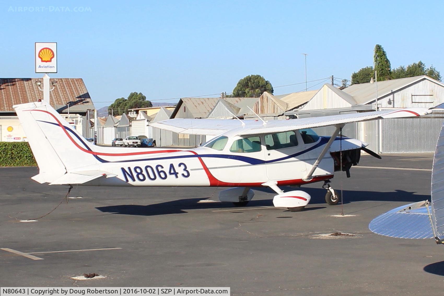 N80643, 1976 Cessna 172M C/N 17266687, 1976 Cessna 172M SKYHAWK, Lycoming O-320-E2D 150 Hp