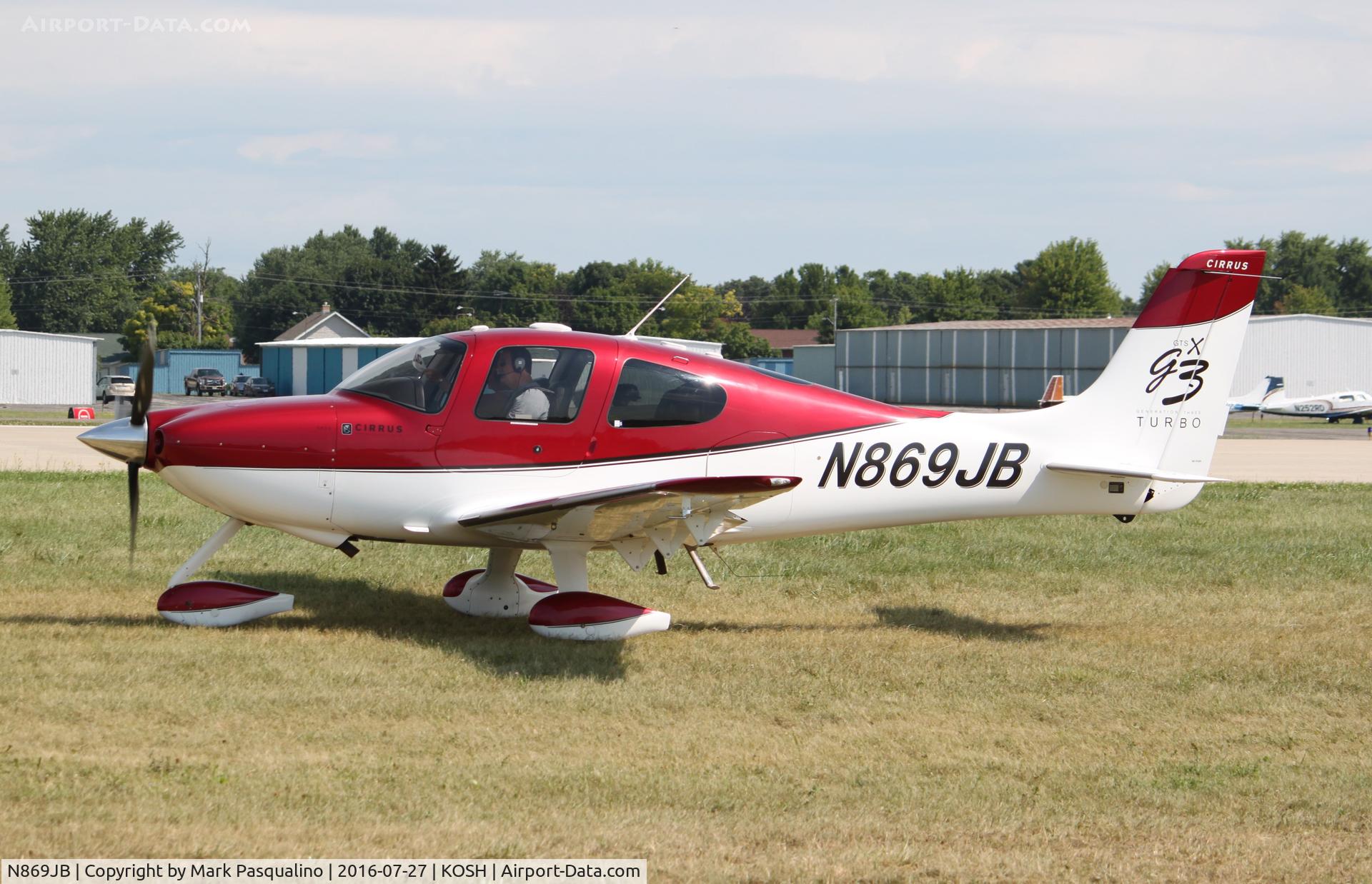 N869JB, 2008 Cirrus SR22 C/N 2910, Cirrus SR22