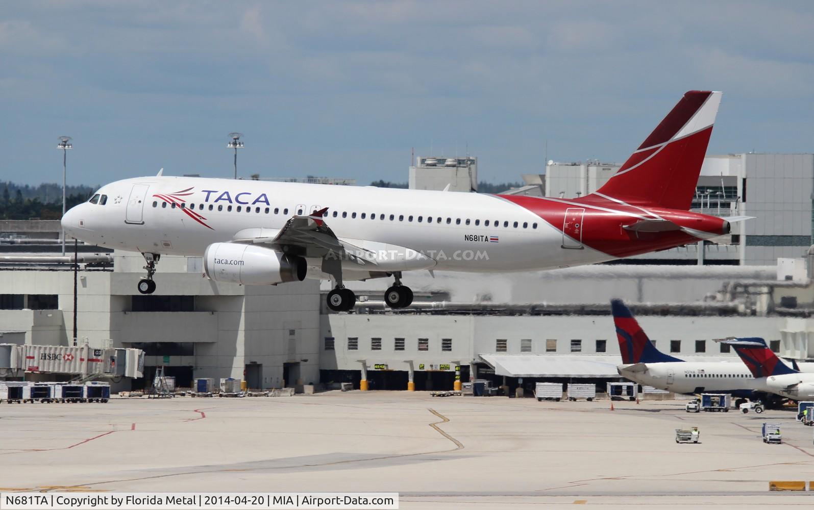N681TA, 2008 Airbus A320-233 C/N 3577, Taca A320