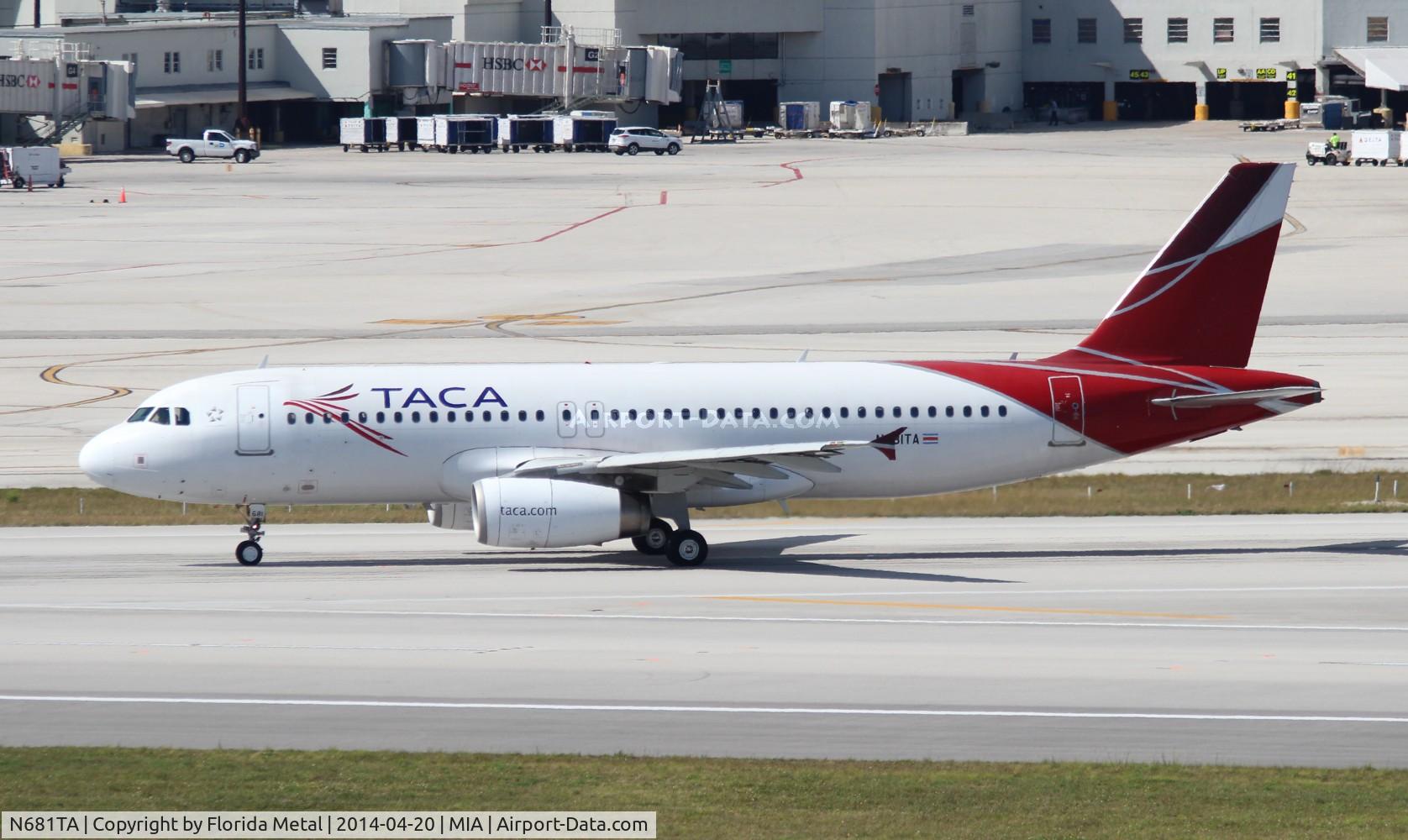 N681TA, 2008 Airbus A320-233 C/N 3577, Taca A320