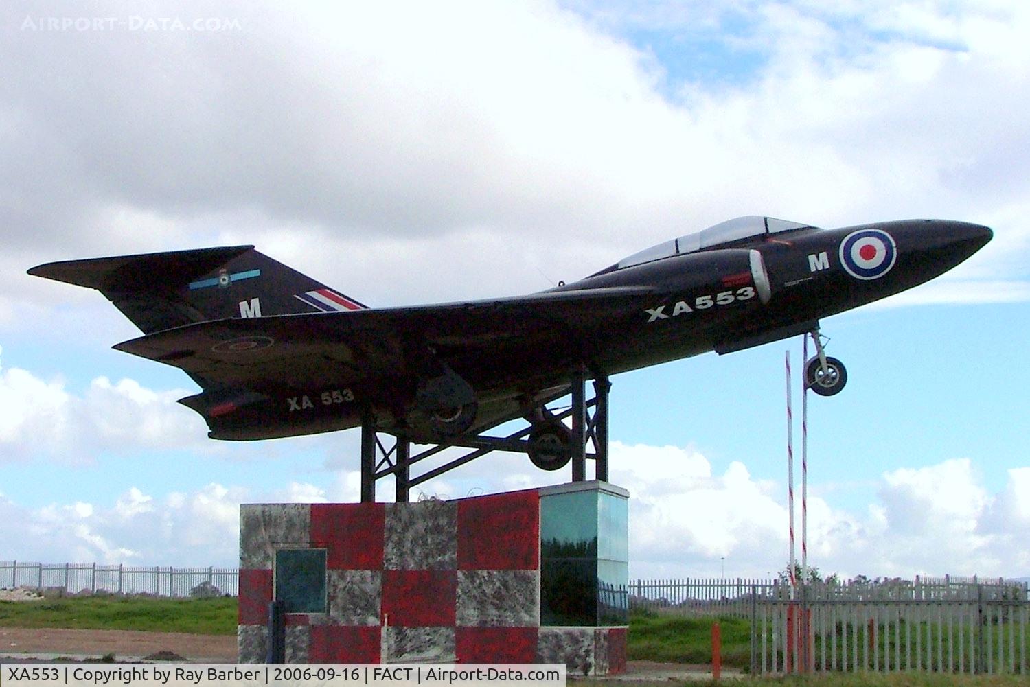XA553, 1955 Gloster Javelin FAW.1 C/N Not found XA553, Gloster Javelin FAW.1 [XA553] (Ex Royal Air Force) Cape Town Int'l~ZS 16/09/2006