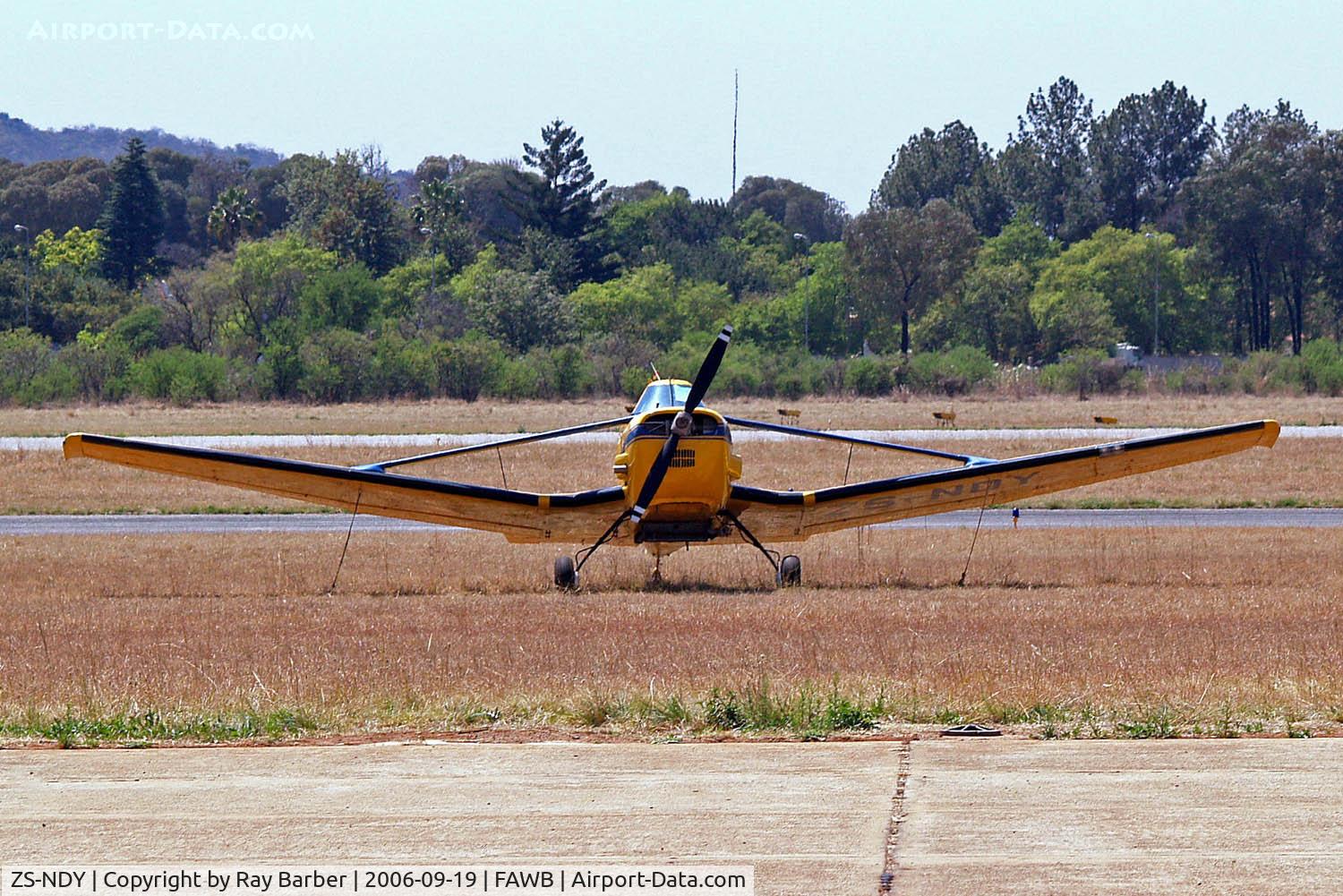 ZS-NDY, Cessna A188 AgWagon 300 C/N 188-0238, Cessna A.188 Agwagon 300 [188-00238] Pretoria-Wonderboom~ZS 19/09/2006