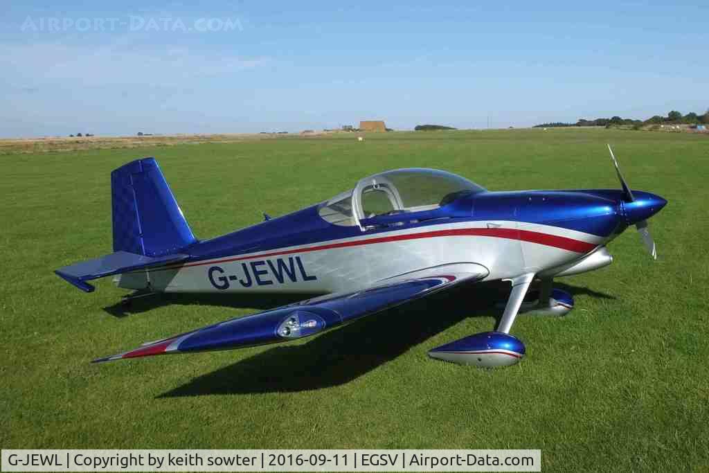 G-JEWL, 2013 Vans RV-7 C/N PFA 323-14523, Awaiting its next flight