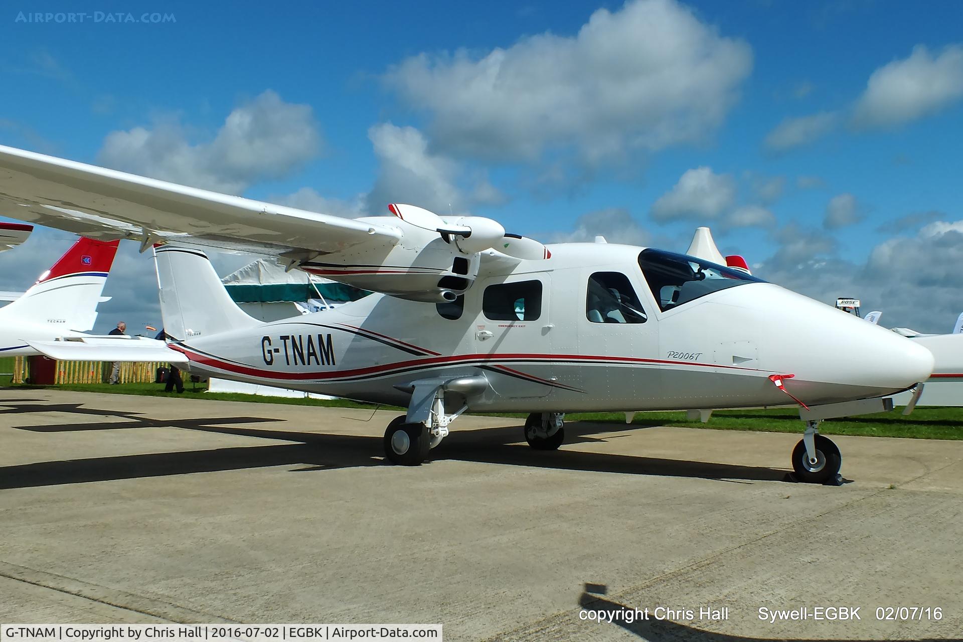 G-TNAM, 2016 Tecnam P-2006T C/N 180, at Aeroexpo 2016