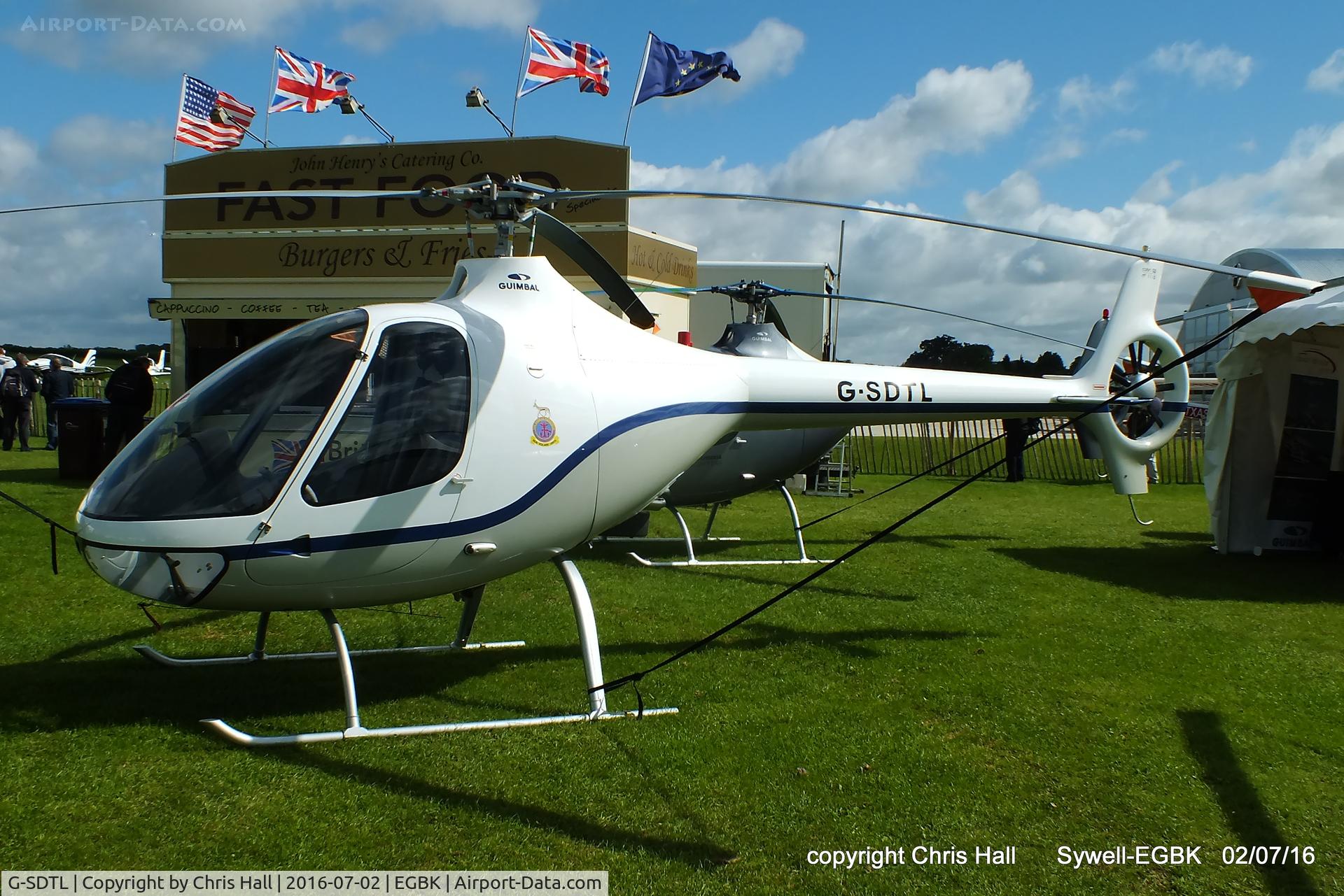 G-SDTL, 2015 Guimbal Cabri G2 C/N 1110, at Aeroexpo 2016