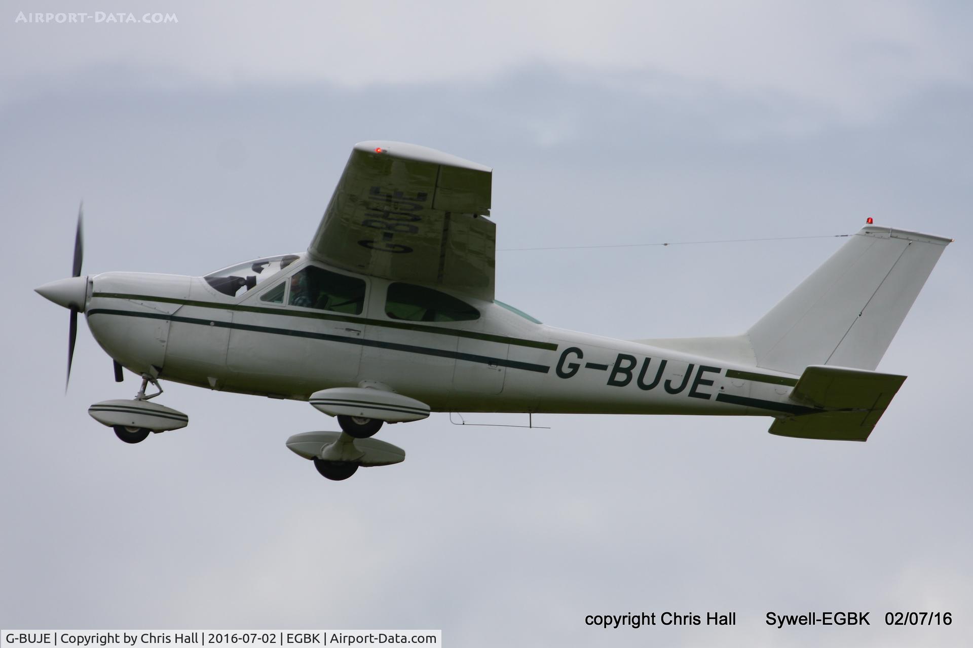 G-BUJE, 1973 Cessna 177B Cardinal C/N 177-01920, at Aeroexpo 2016