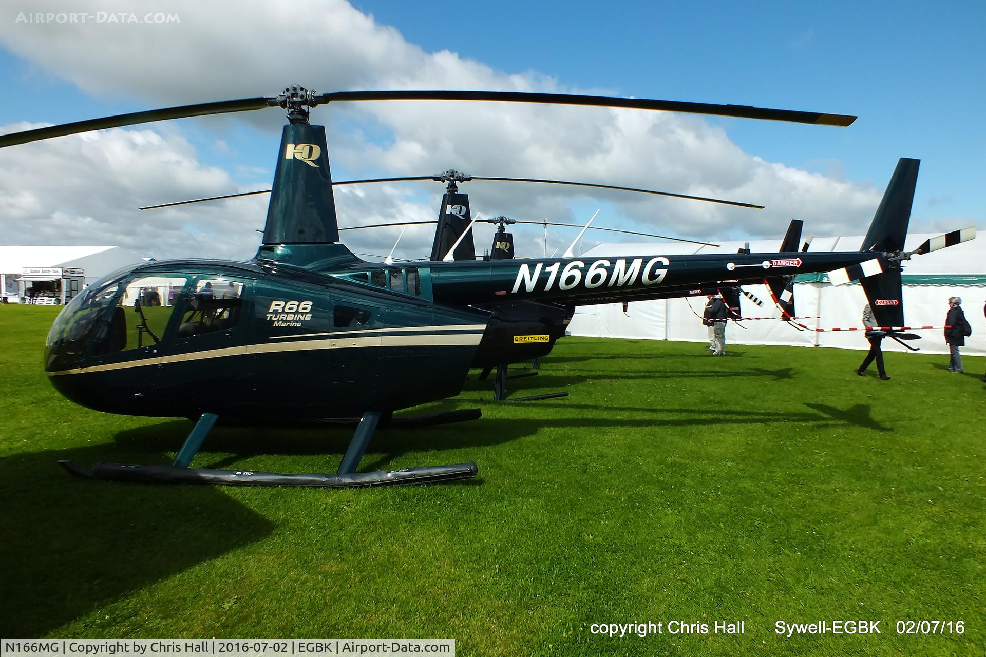 N166MG, 2016 Robinson R66 C/N 0694, at Aeroexpo 2016