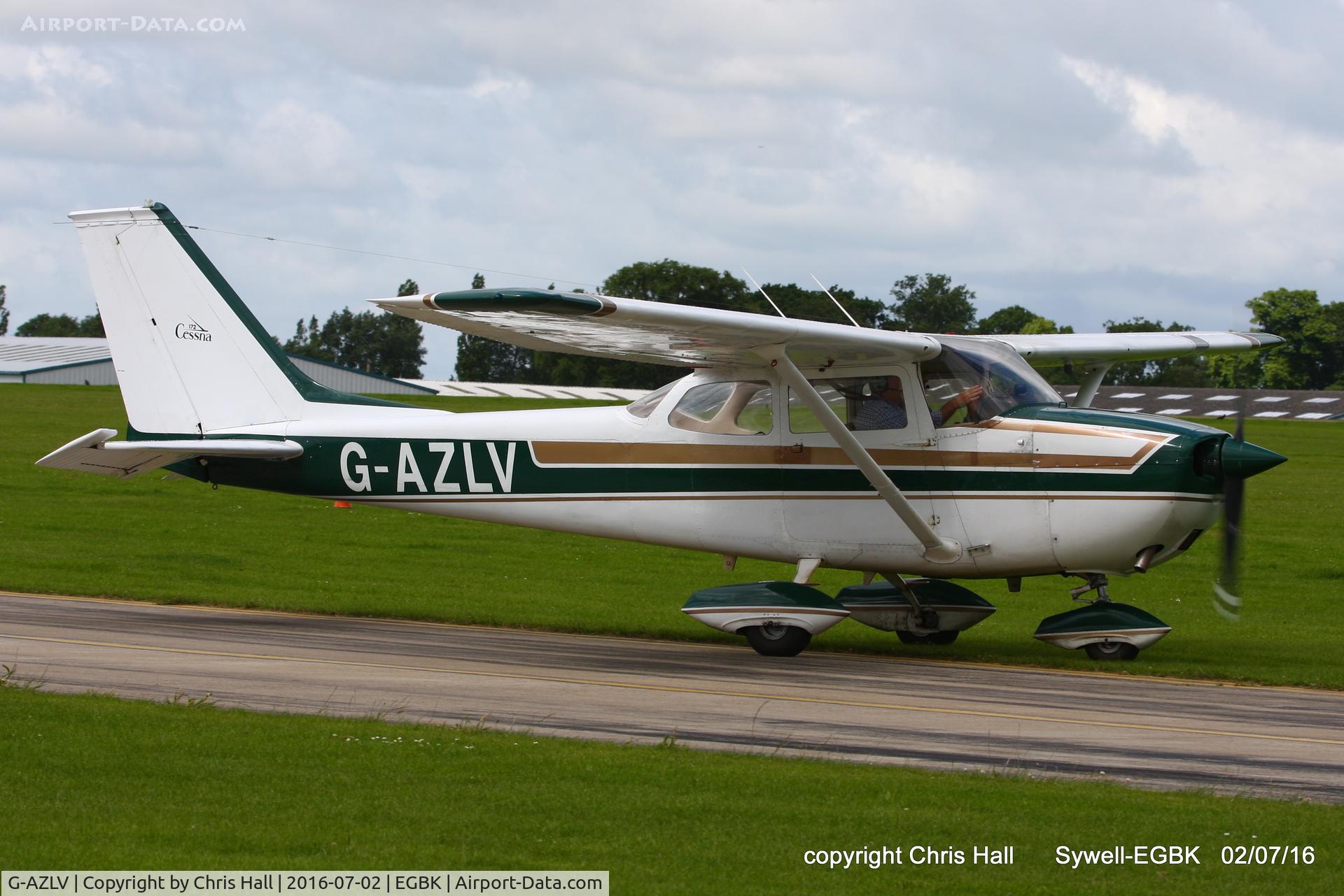 G-AZLV, 1969 Cessna 172K Skyhawk C/N 17257908, at Aeroexpo 2016