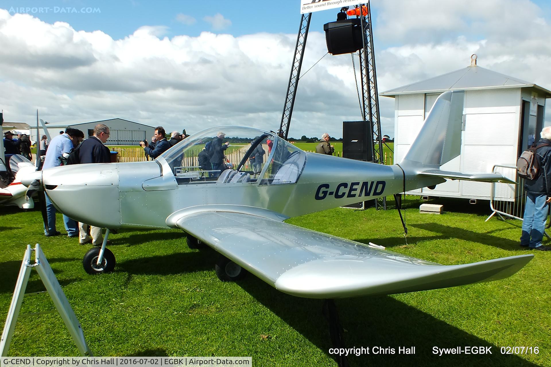 G-CEND, 2007 Cosmik EV-97 TeamEurostar UK C/N 2916, at Aeroexpo 2016