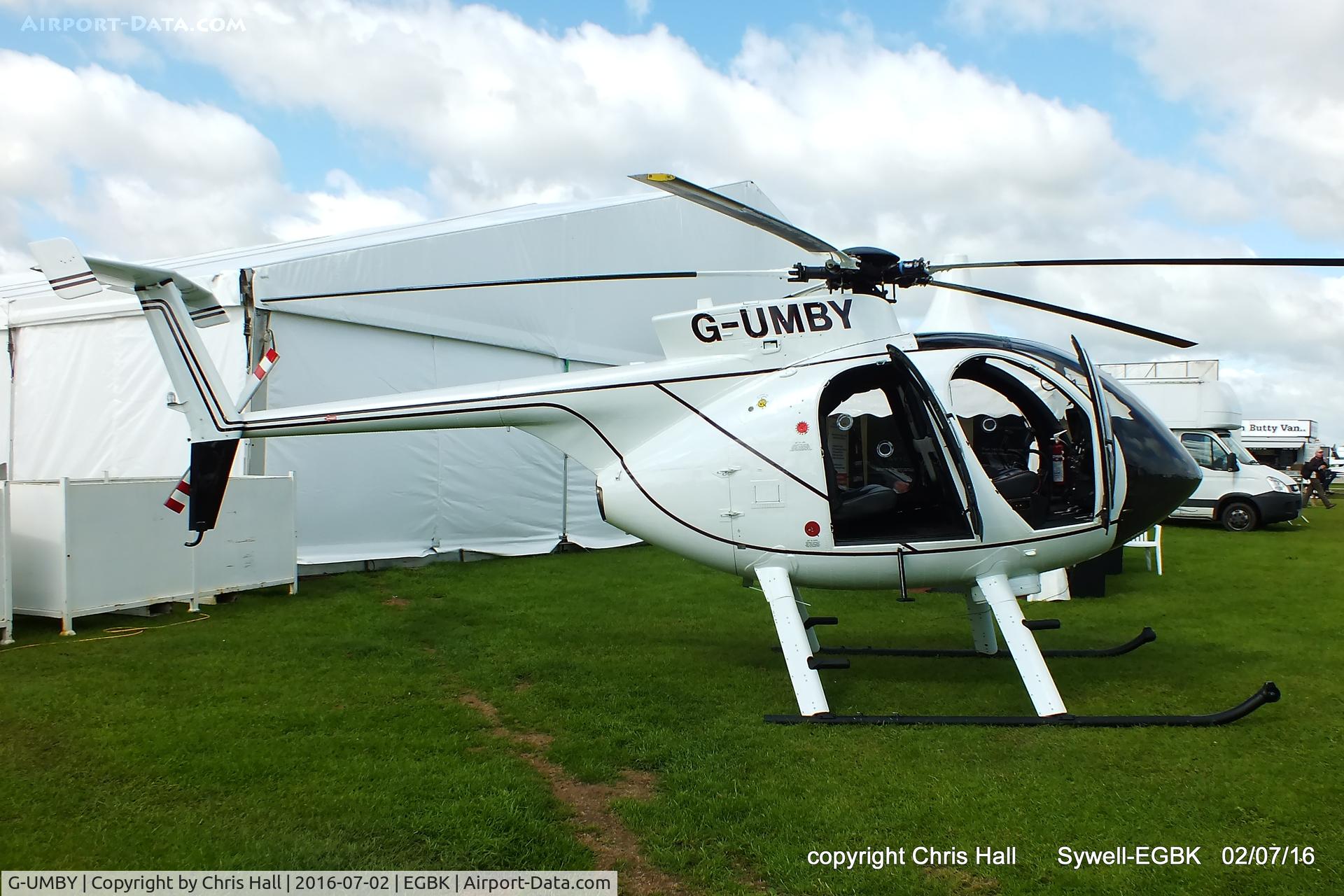 G-UMBY, 1989 McDonnell Douglas MD-500E (369E) C/N 0346E, at Aeroexpo 2016