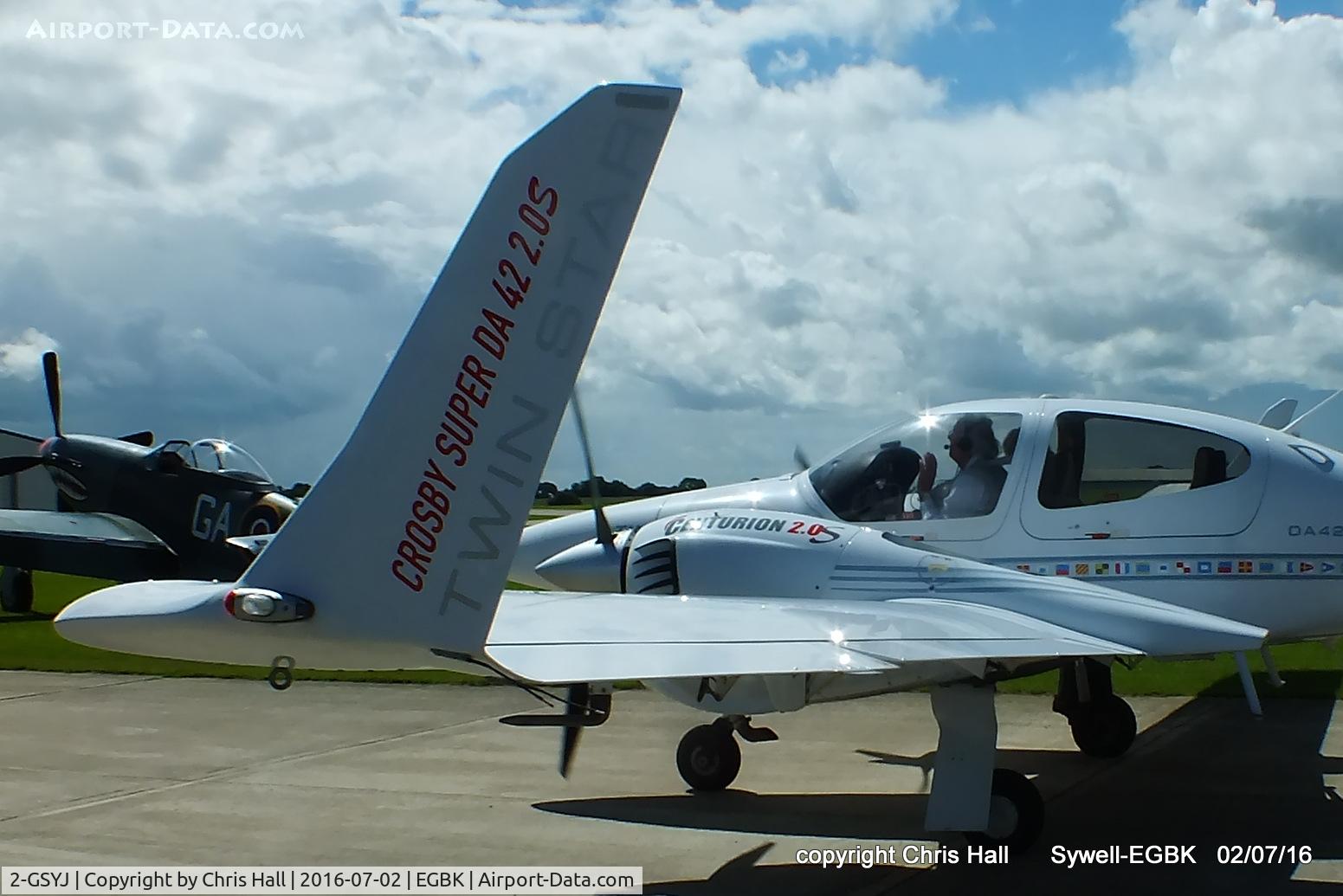 2-GSYJ, 2006 Diamond DA-42 Twin Star C/N 42.135, at Aeroexpo 2016