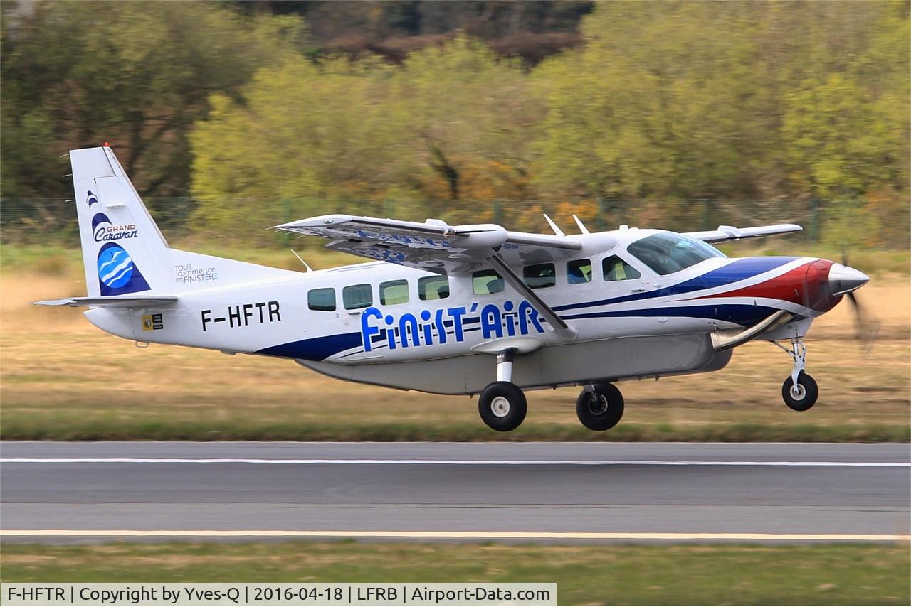 F-HFTR, 2008 Cessna 208B Grand Caravan C/N 208B-2041, Cessna 208B Grand Caravan, Take off rwy 07R, Brest-Bretagne Airport (LFRB-BES)
