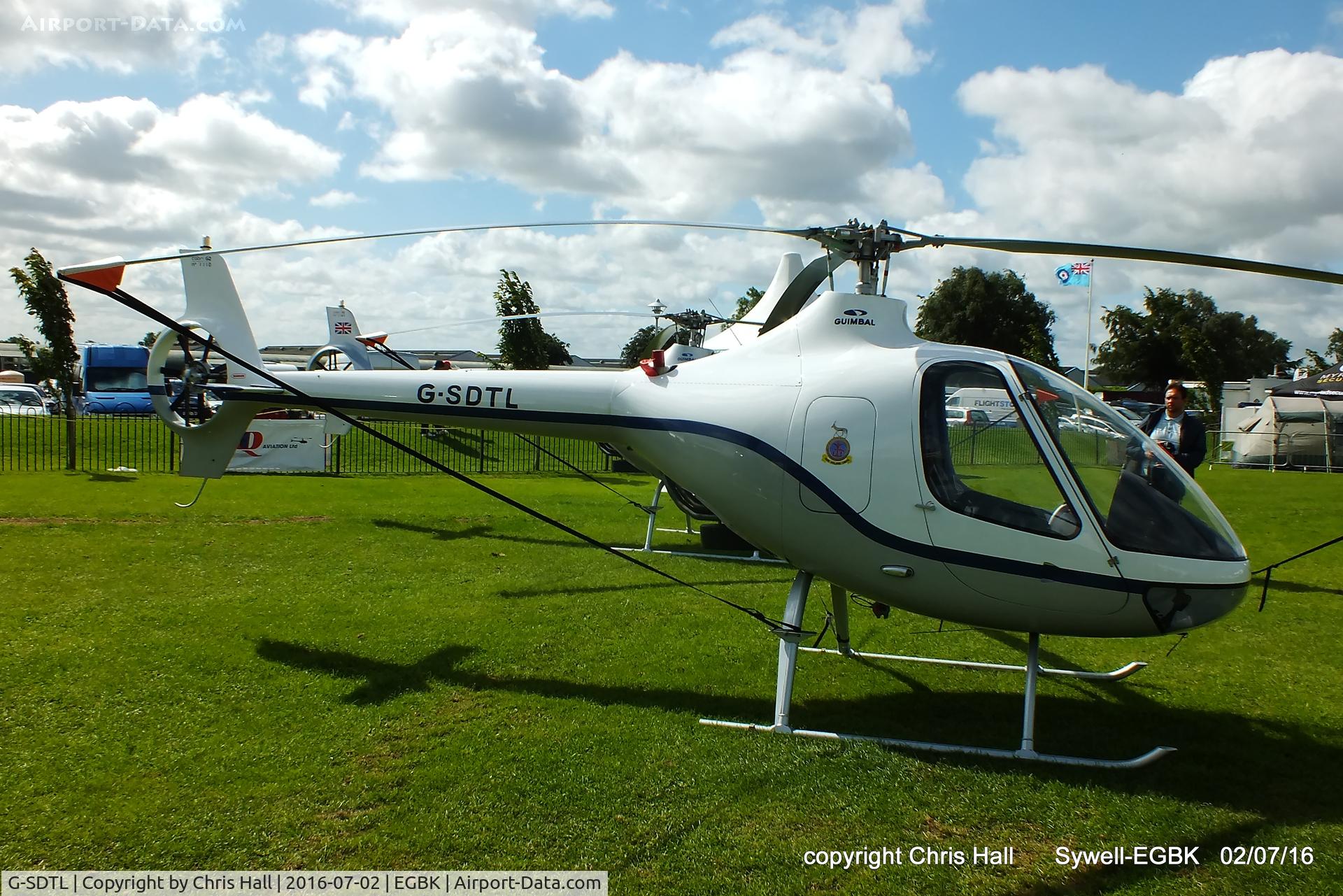G-SDTL, 2015 Guimbal Cabri G2 C/N 1110, at Aeroexpo 2016