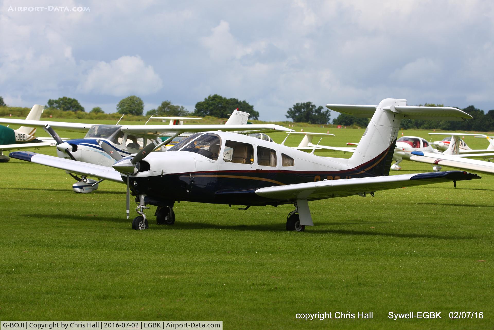G-BOJI, 1979 Piper PA-28RT-201 Arrow IV C/N 28R-7918221, at Aeroexpo 2016