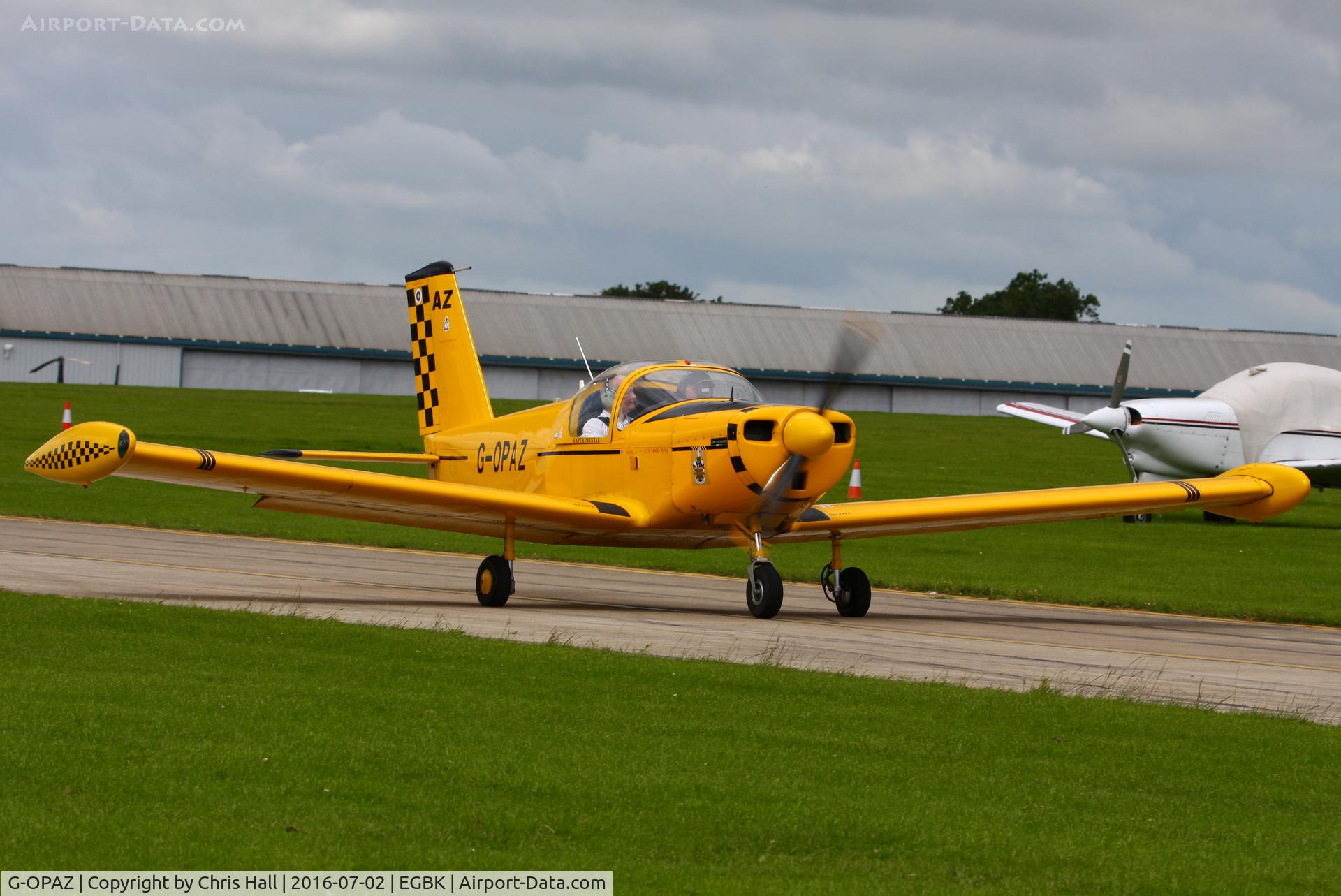 G-OPAZ, 2001 Pazmany PL-2 C/N PFA 069-10673, at Aeroexpo 2016