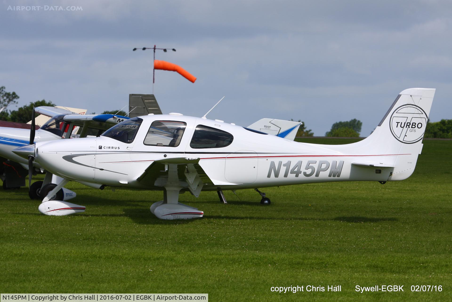 N145PM, Cirrus SR22 GTS Turbo C/N 3430, at Aeroexpo 2016