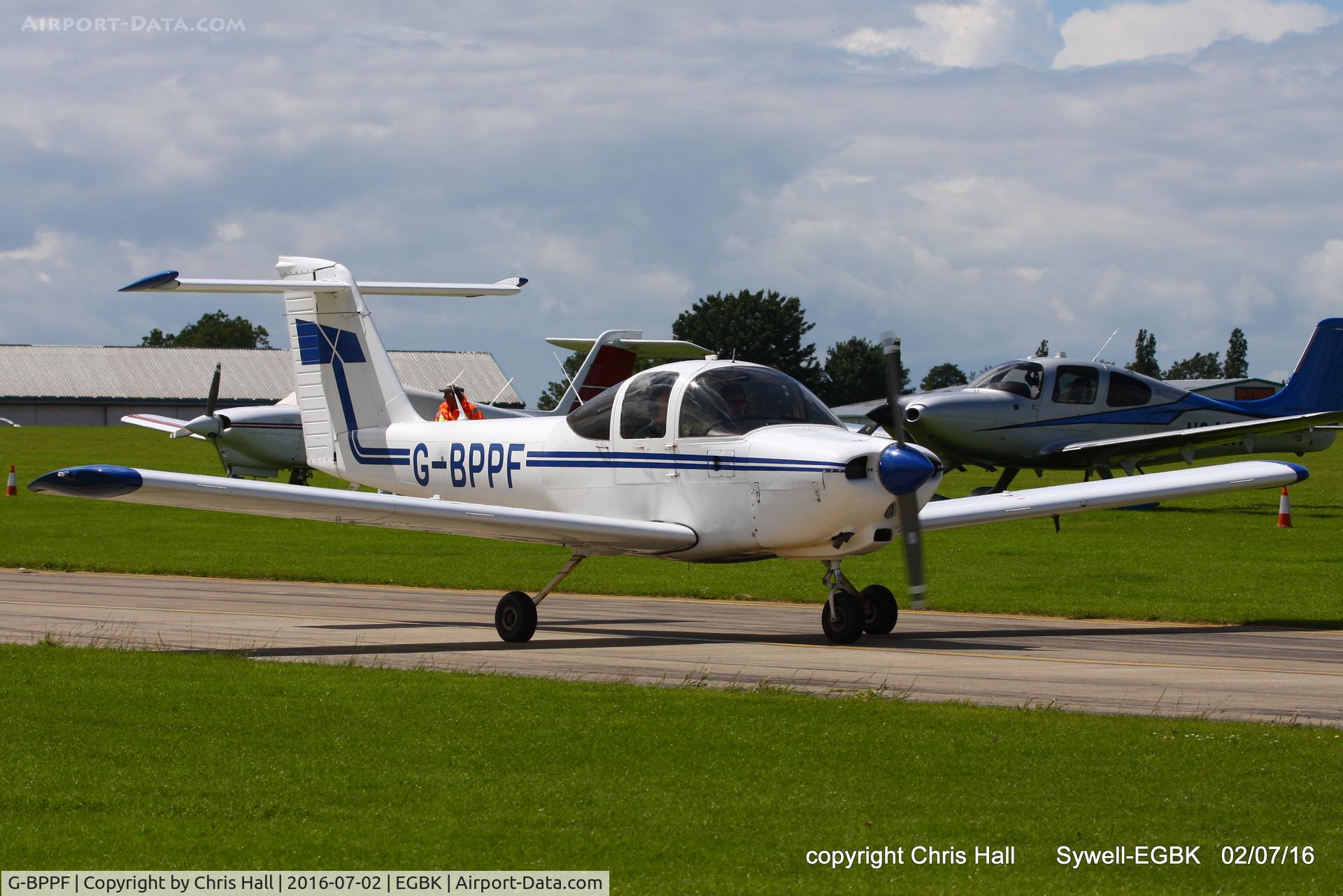 G-BPPF, 1979 Piper PA-38-112 Tomahawk Tomahawk C/N 38-79A0578, at Aeroexpo 2016