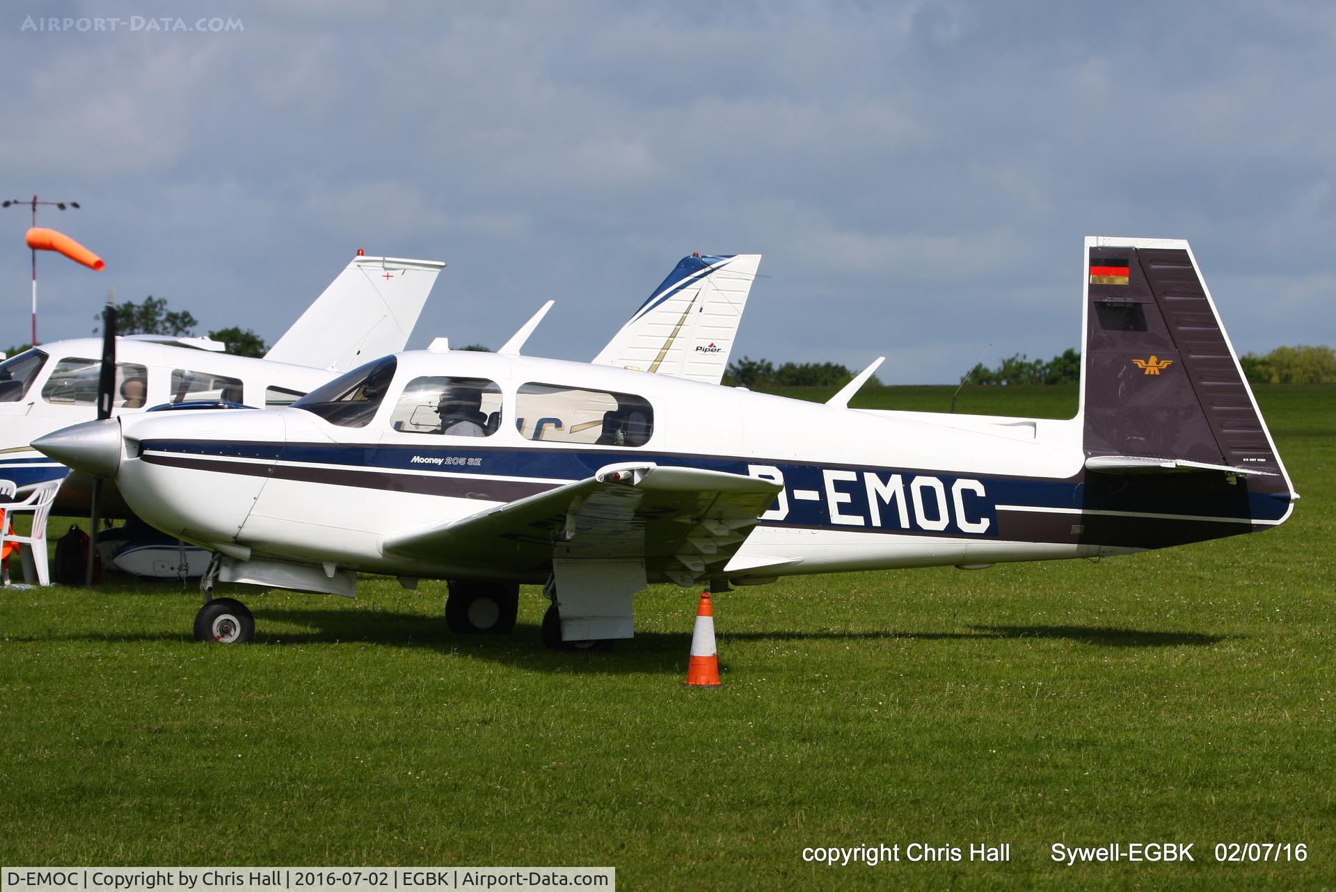 D-EMOC, Mooney M-20J 205 C/N 24-3071, at Aeroexpo 2016