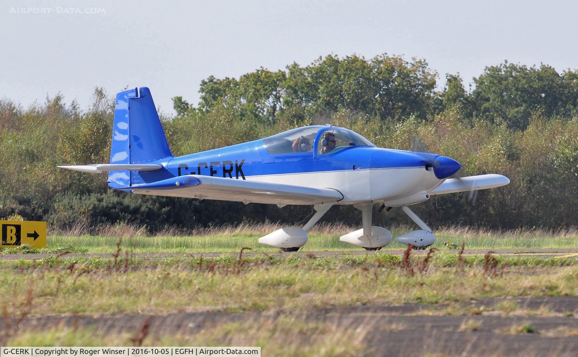 G-CERK, 2007 Vans RV-9A C/N PFA 320-14049, Resident RV-9A.
