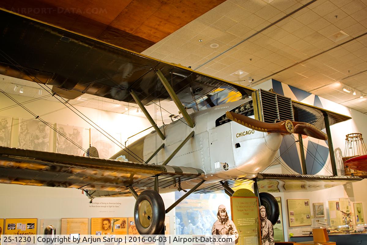 25-1230, Douglas World Cruiser C/N 25-1230, The 'Chicago' was one of two U.S. Army Air Service airplanes to complete the first round-the-world flight in 1924. Starting from Seattle, the westwards flight took 175 days to accomplish. 'Chicago' was flown by Lt. Lowell Smith and Lt. Leslie Arnold.