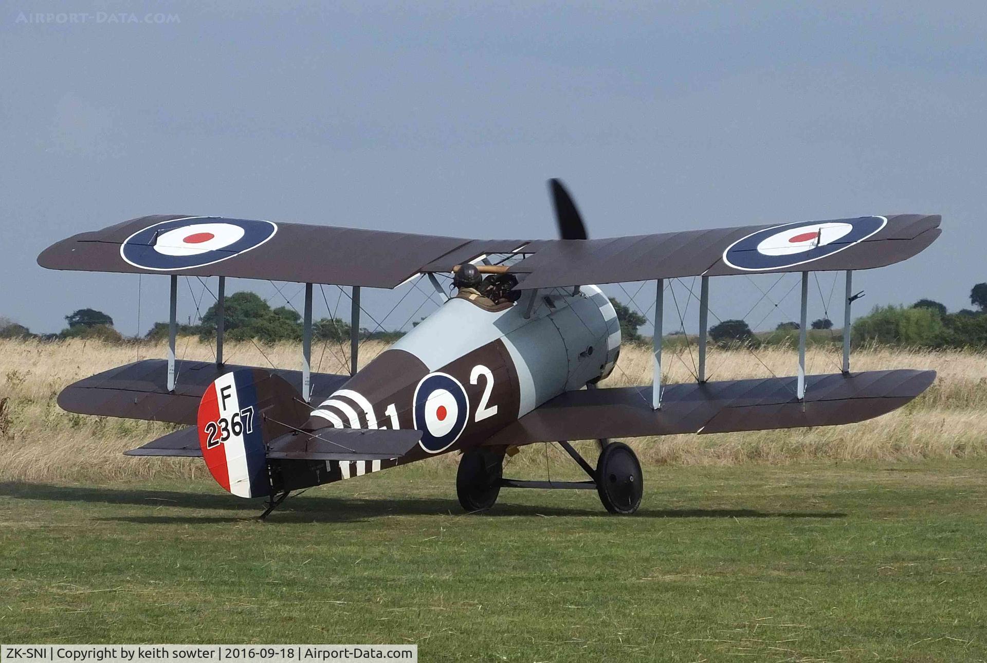 ZK-SNI, 2011 The Vintage Aviator Sopwith 7F-1 Snipe Replica C/N 0112, Taxyhing for departure at Stow Maries