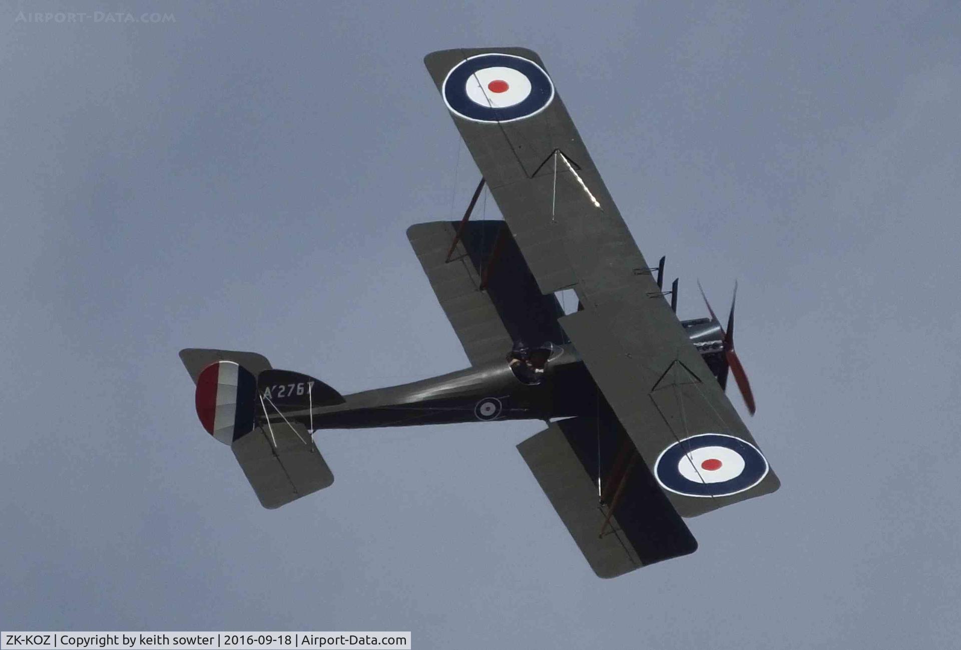 ZK-KOZ, 2014 Royal Aircraft Factory BE-2e Replica C/N 752, Displaying at Stow Maries