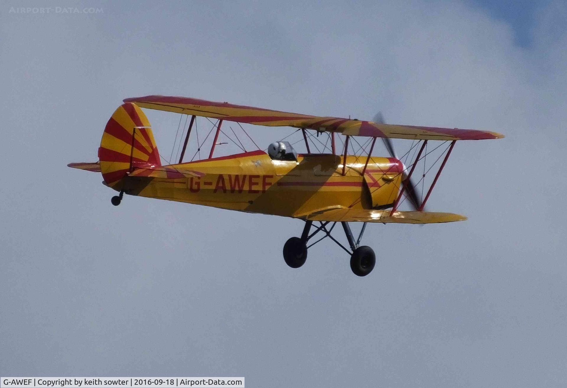 G-AWEF, 1947 Stampe-Vertongen SV-4C(G) C/N 549, Displaying at Stow Maries