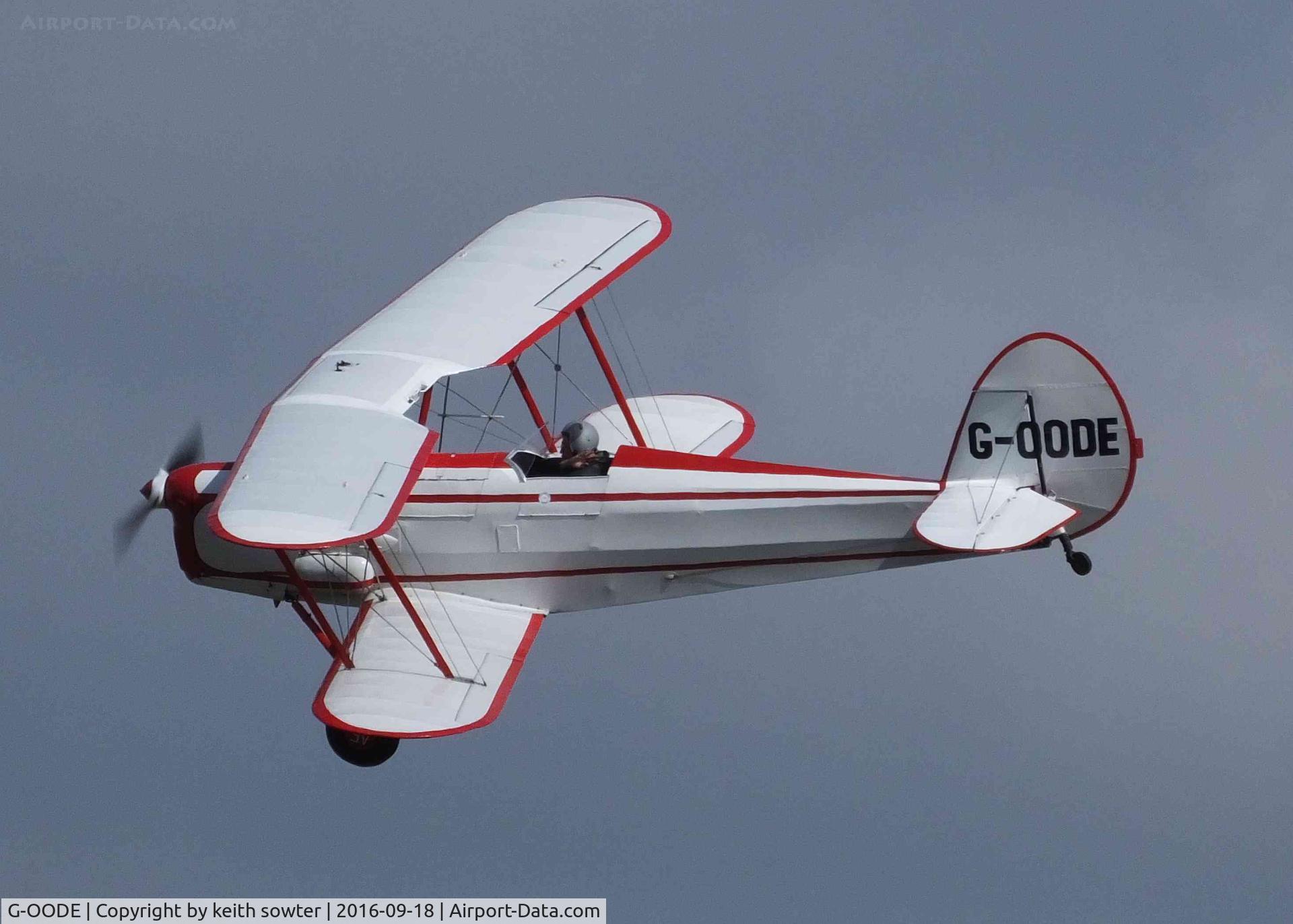 G-OODE, 1947 Stampe-Vertongen SV-4C C/N 500, Displaying at Stow Maries