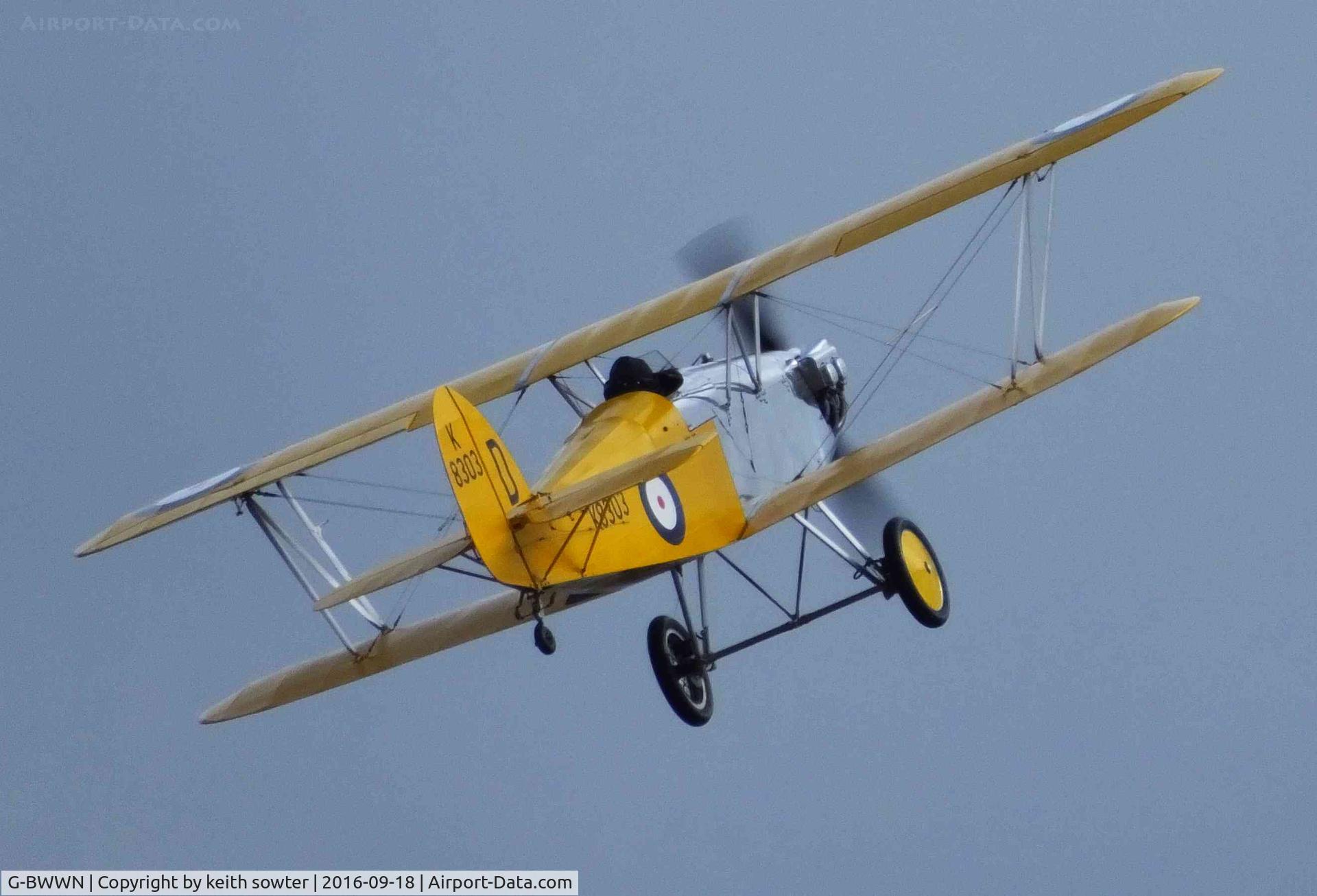 G-BWWN, 1998 Isaacs Fury II C/N PFA 011-10957, Display aircraft at Stow MAries