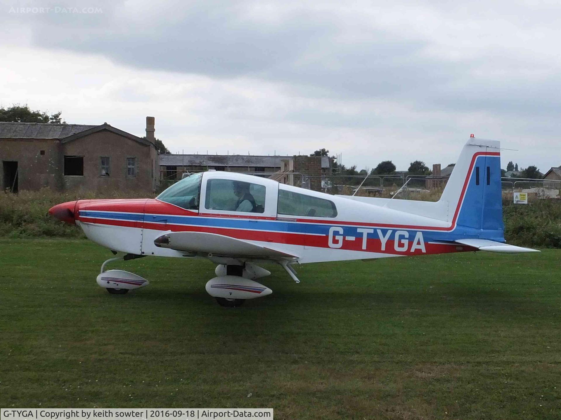 G-TYGA, 1979 Gulfstream American AA-5B Tiger C/N AA5B-1161, Visitor to Stow Maries