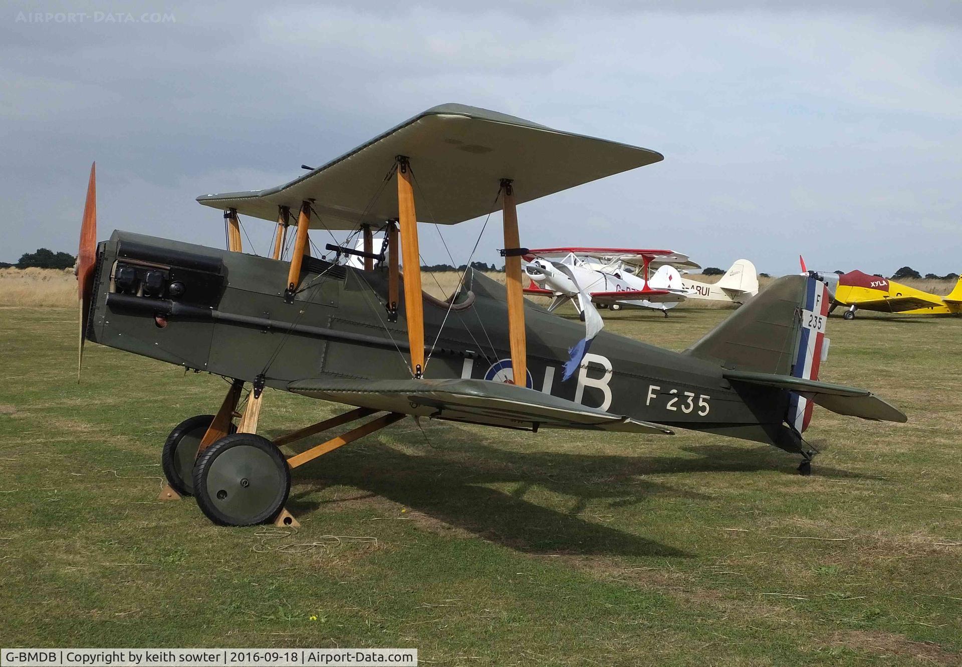 G-BMDB, 1988 Royal Aircraft Factory SE-5A Replica C/N PFA 020-10931, On display at Stow Maries