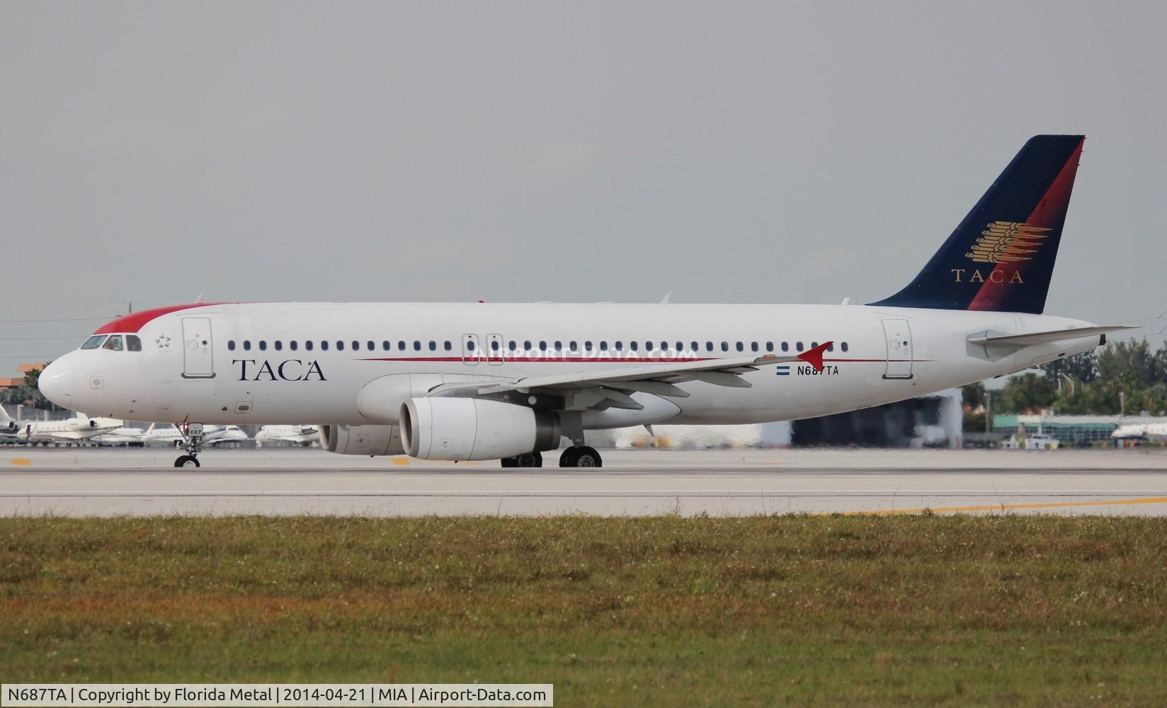 N687TA, 2000 Airbus A320-233 C/N 1334, Taca A320