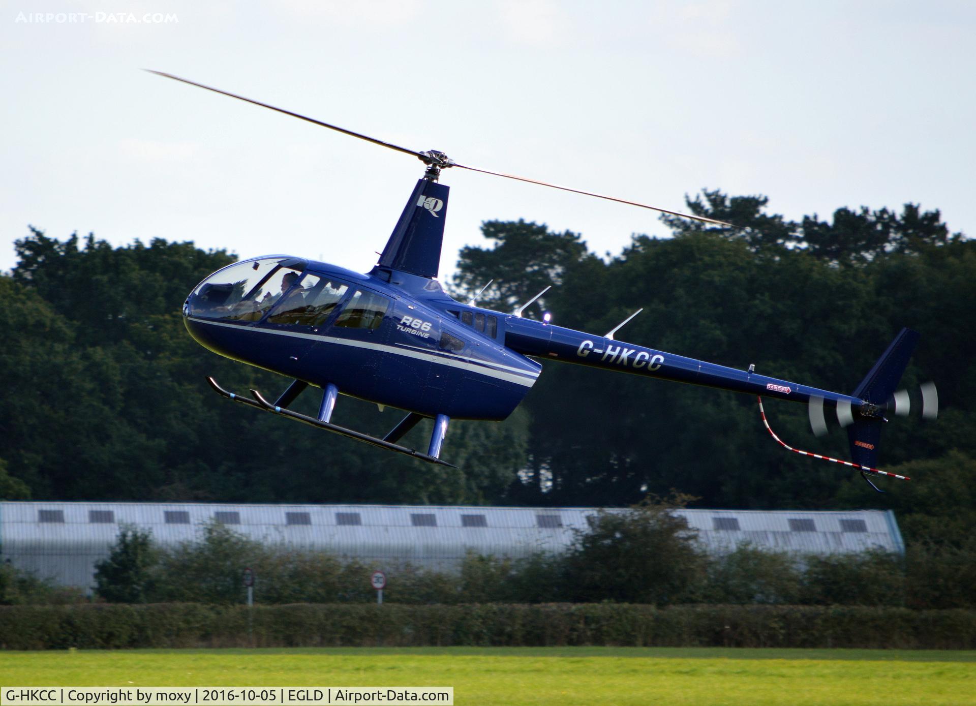 G-HKCC, 2014 Robinson R66 Turbine C/N 0516, Robinson R66 at Denham. Ex N664VA