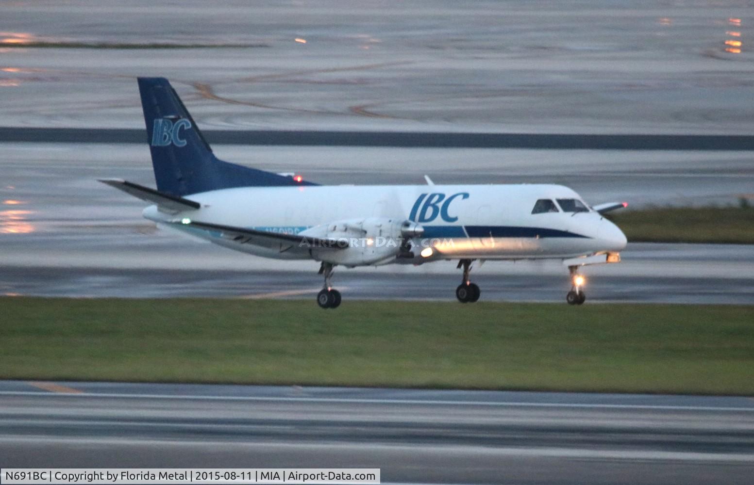N691BC, 1985 Saab-Fairchild SF340 C/N 340A-041, IBC Airways