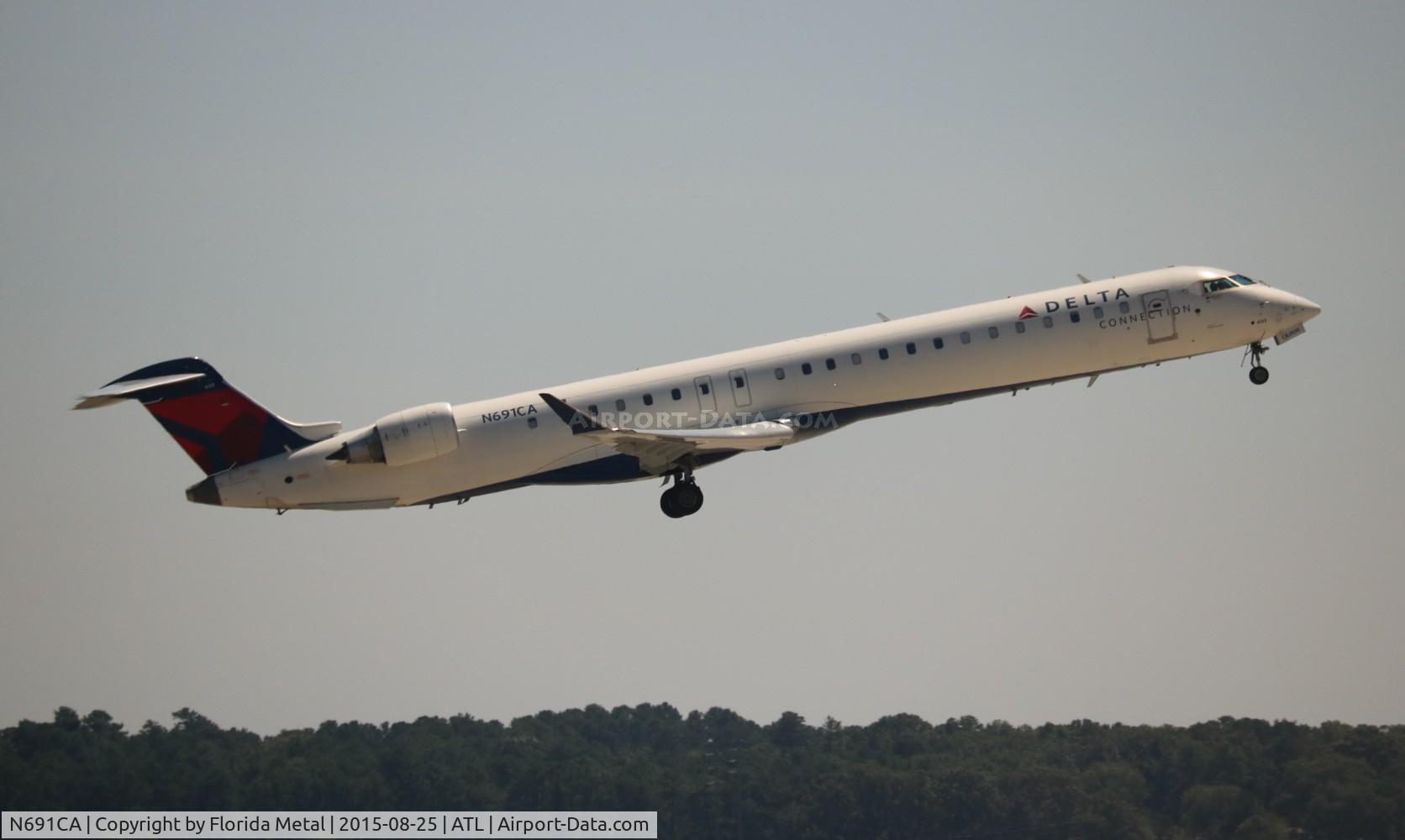 N691CA, 2007 Bombardier CRJ-900ER (CL-600-2D24) C/N 15136, Delta Connection