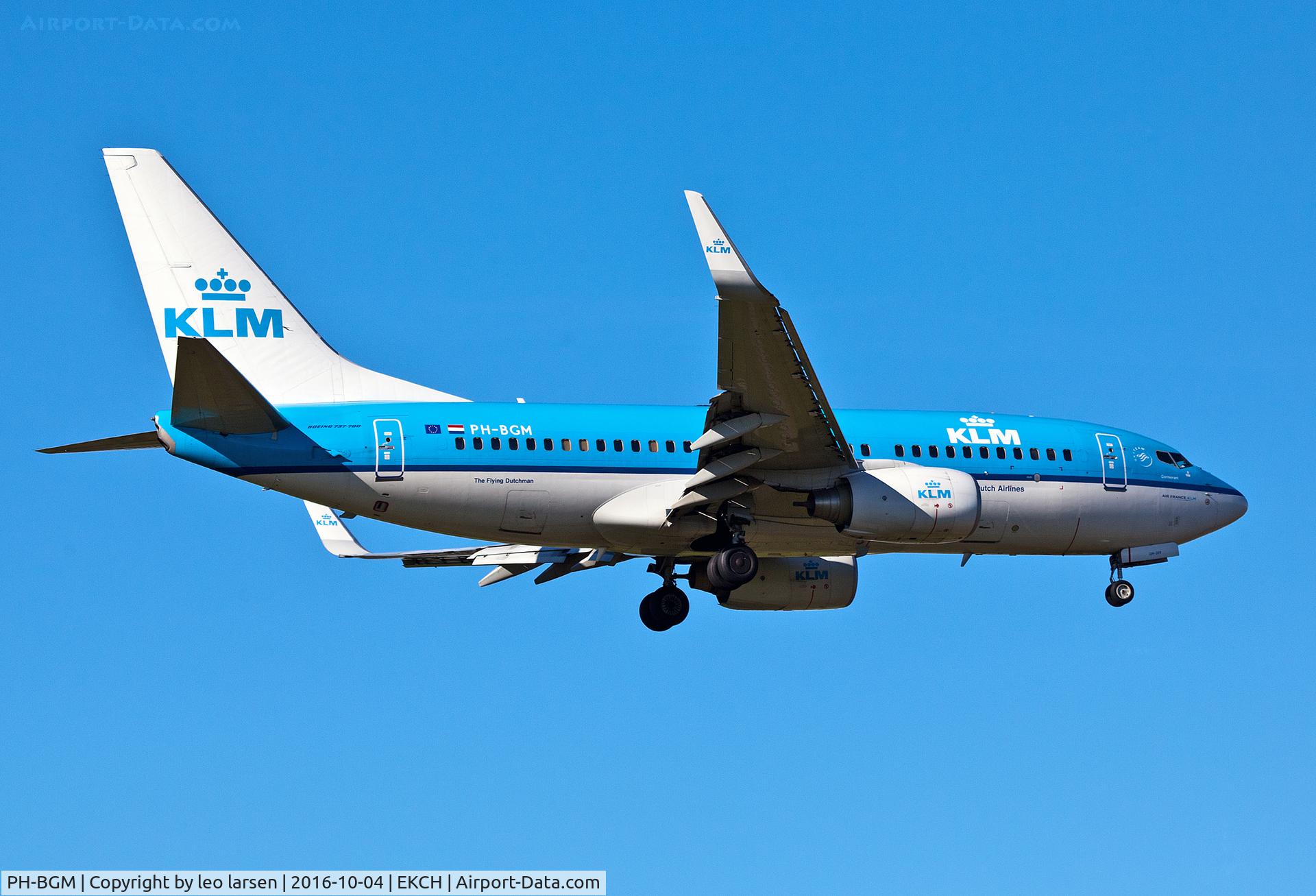 PH-BGM, 2011 Boeing 737-7K2 C/N 39255, Copenhagen 4.10.16