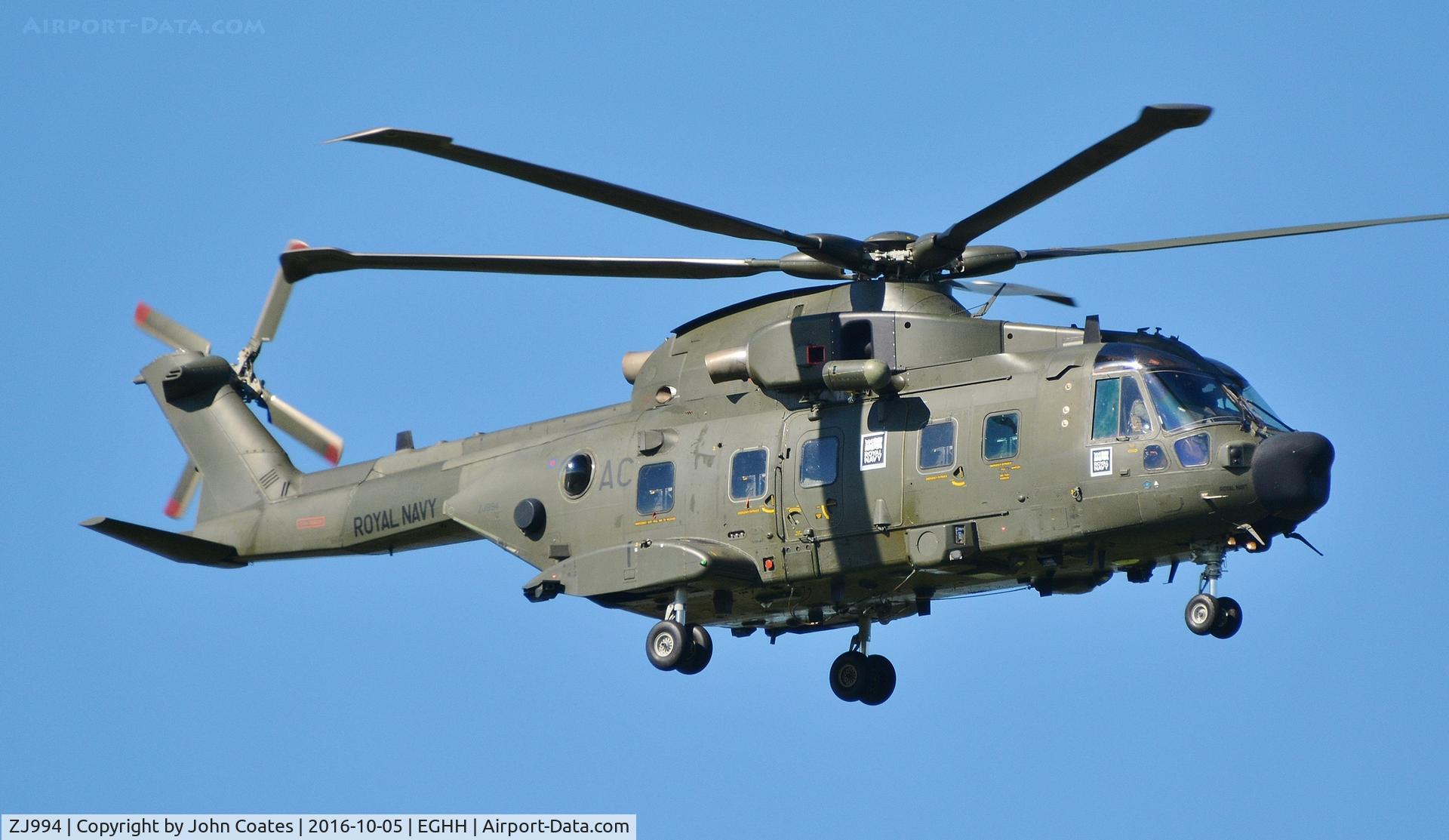 ZJ994, Westland Merlin HC.3A C/N 50121/512005/DEN05, Now with the Royal Navy