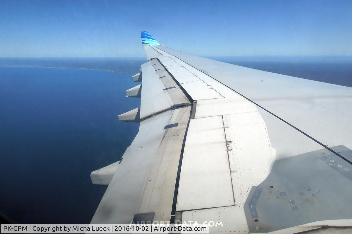 PK-GPM, 2011 Airbus A330-243 C/N 1214, On approach to Sydney (CGK-SYD)